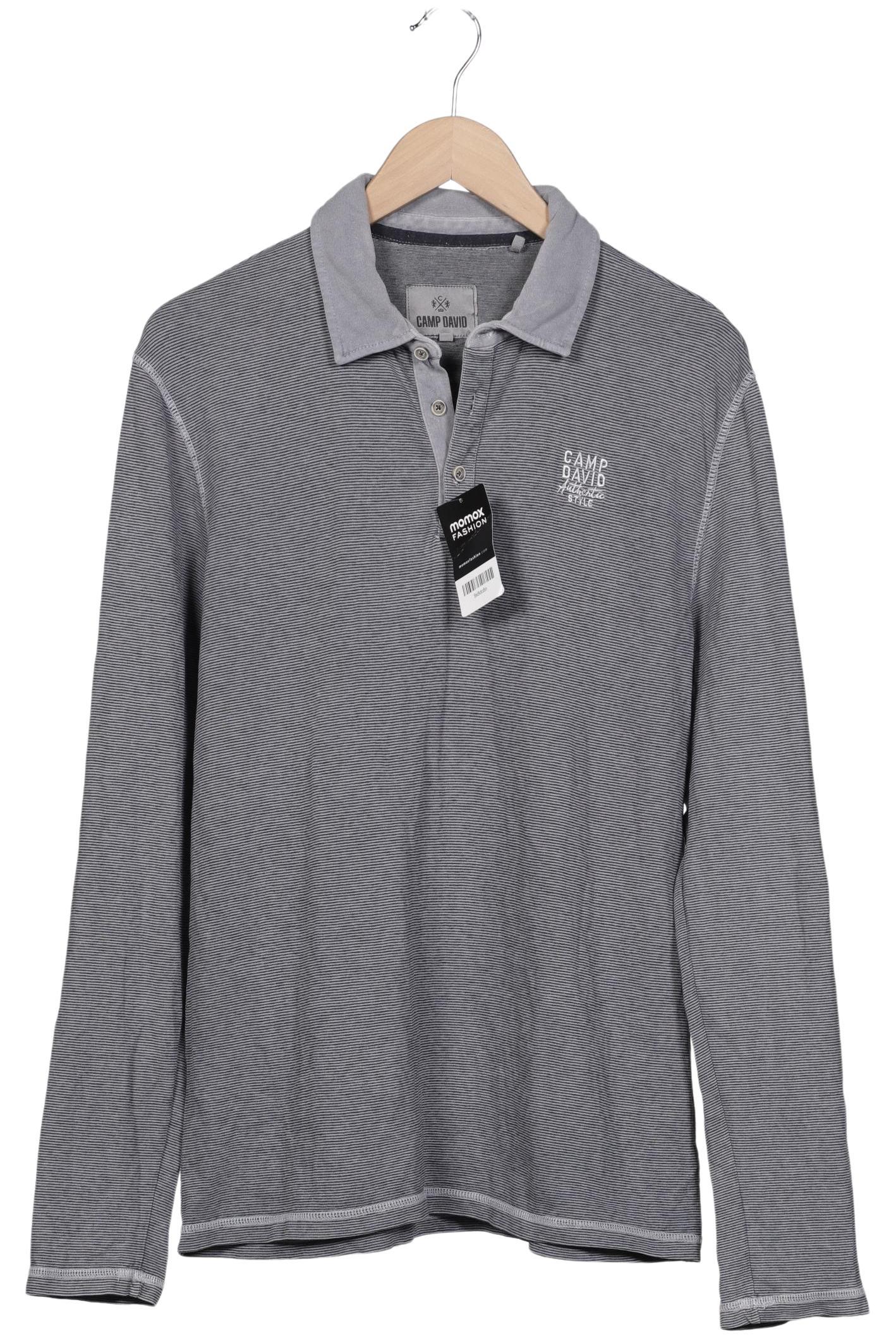 

Camp David Herren Langarmshirt, grau, Gr. 52