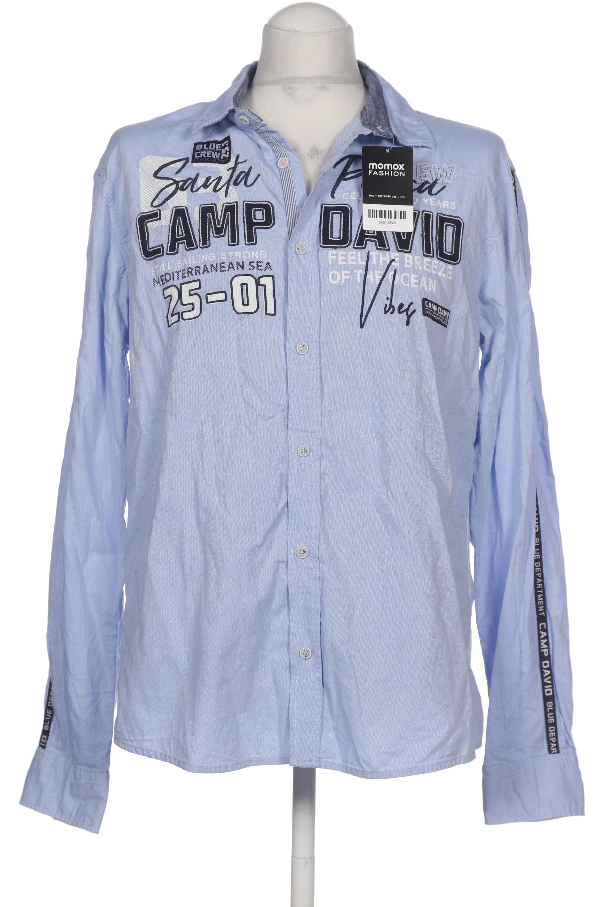 

Camp David Herren Hemd, blau, Gr. 48