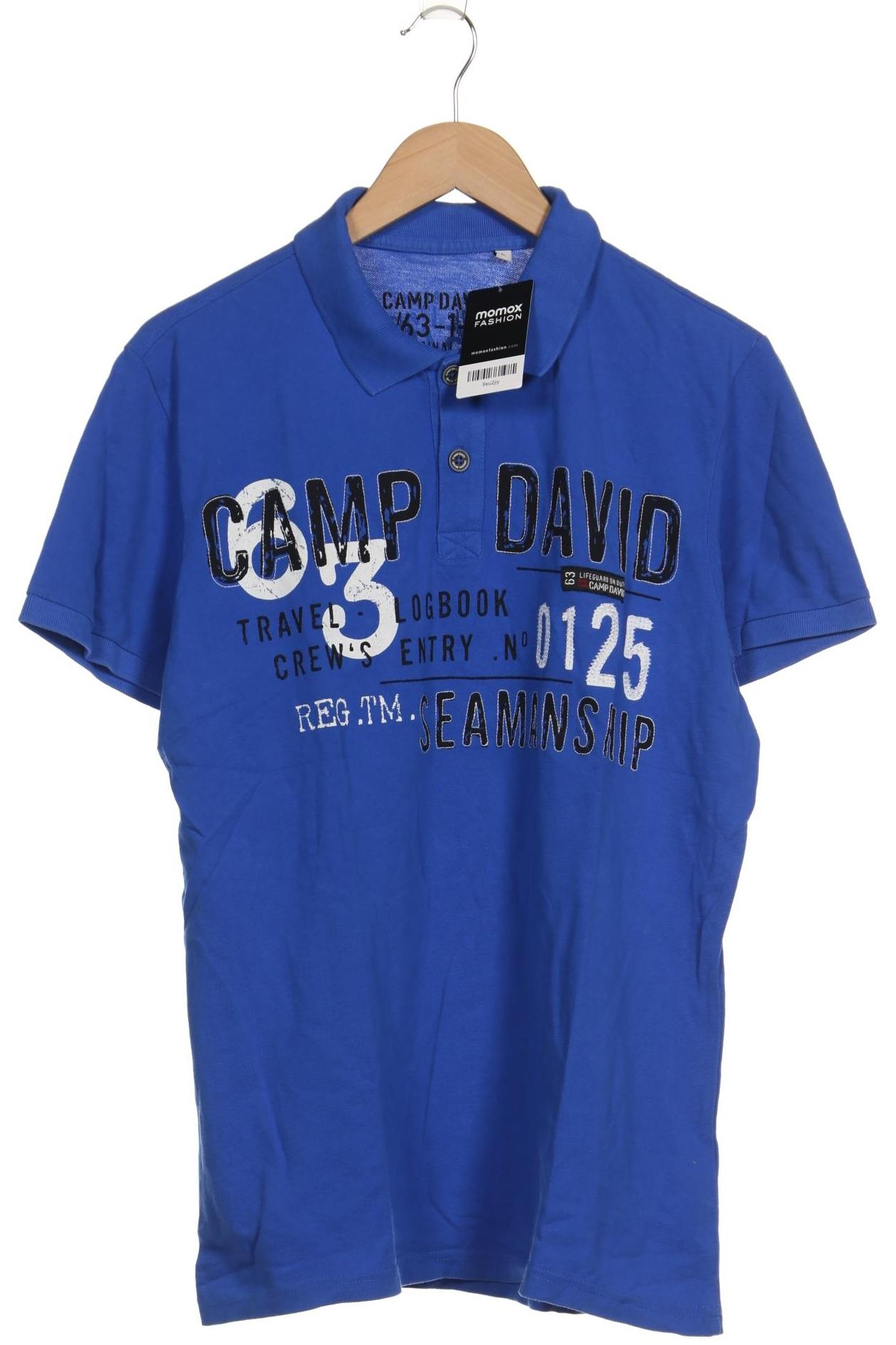 

Camp David Herren Poloshirt, blau, Gr. 52