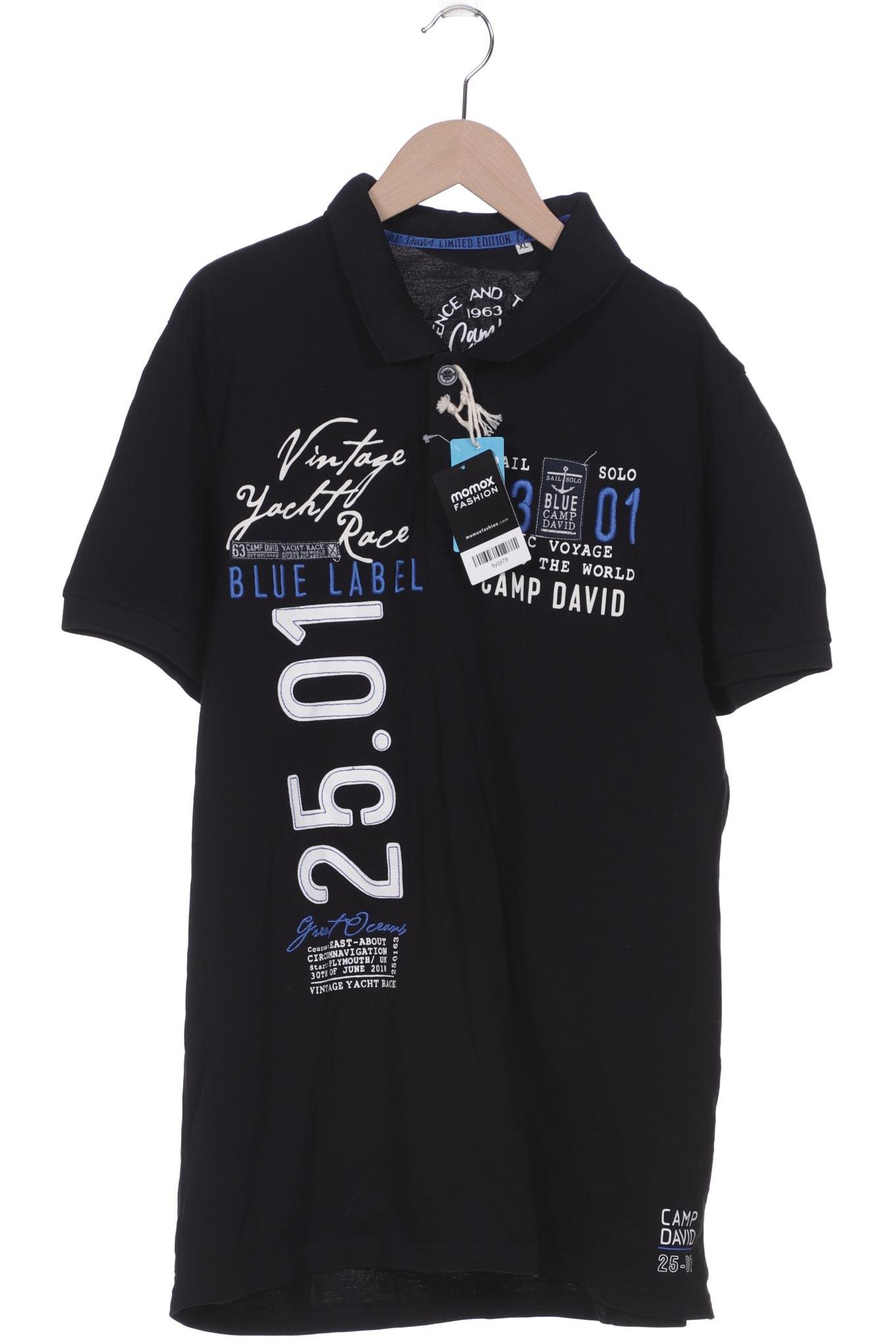 

Camp David Herren Poloshirt, schwarz