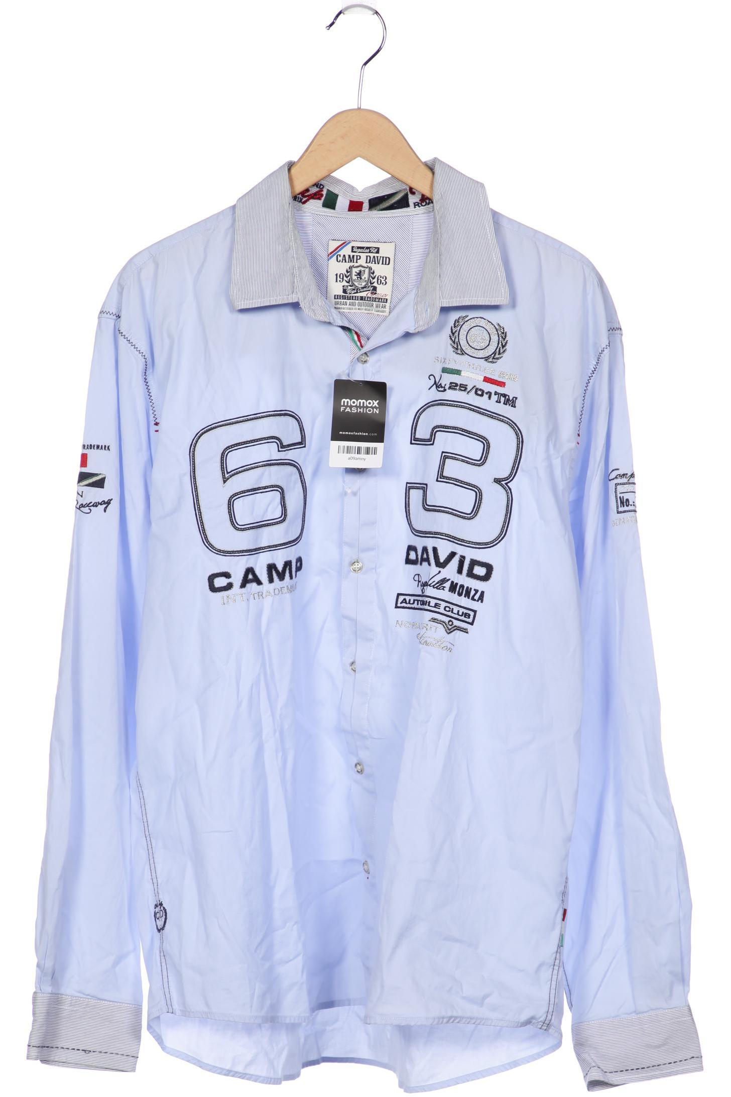 

Camp David Herren Hemd, hellblau, Gr. 56