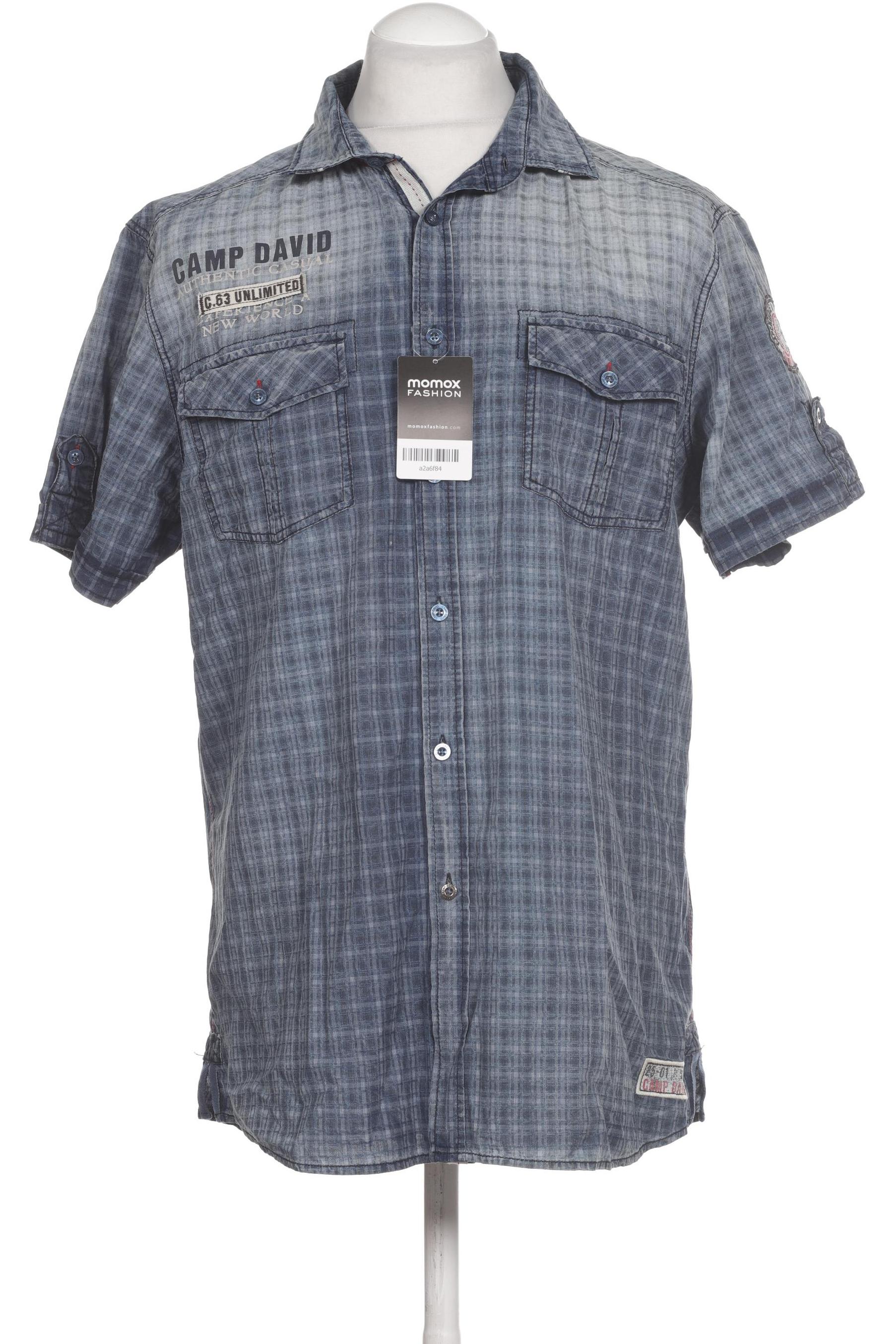 

Camp David Herren Hemd, blau, Gr. 52