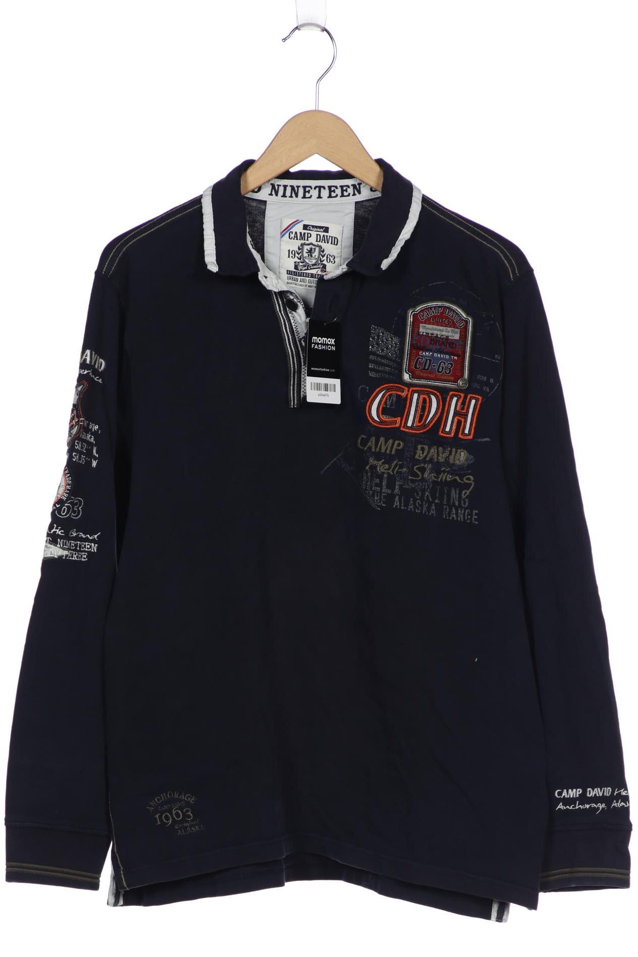 

Camp David Herren Poloshirt, marineblau