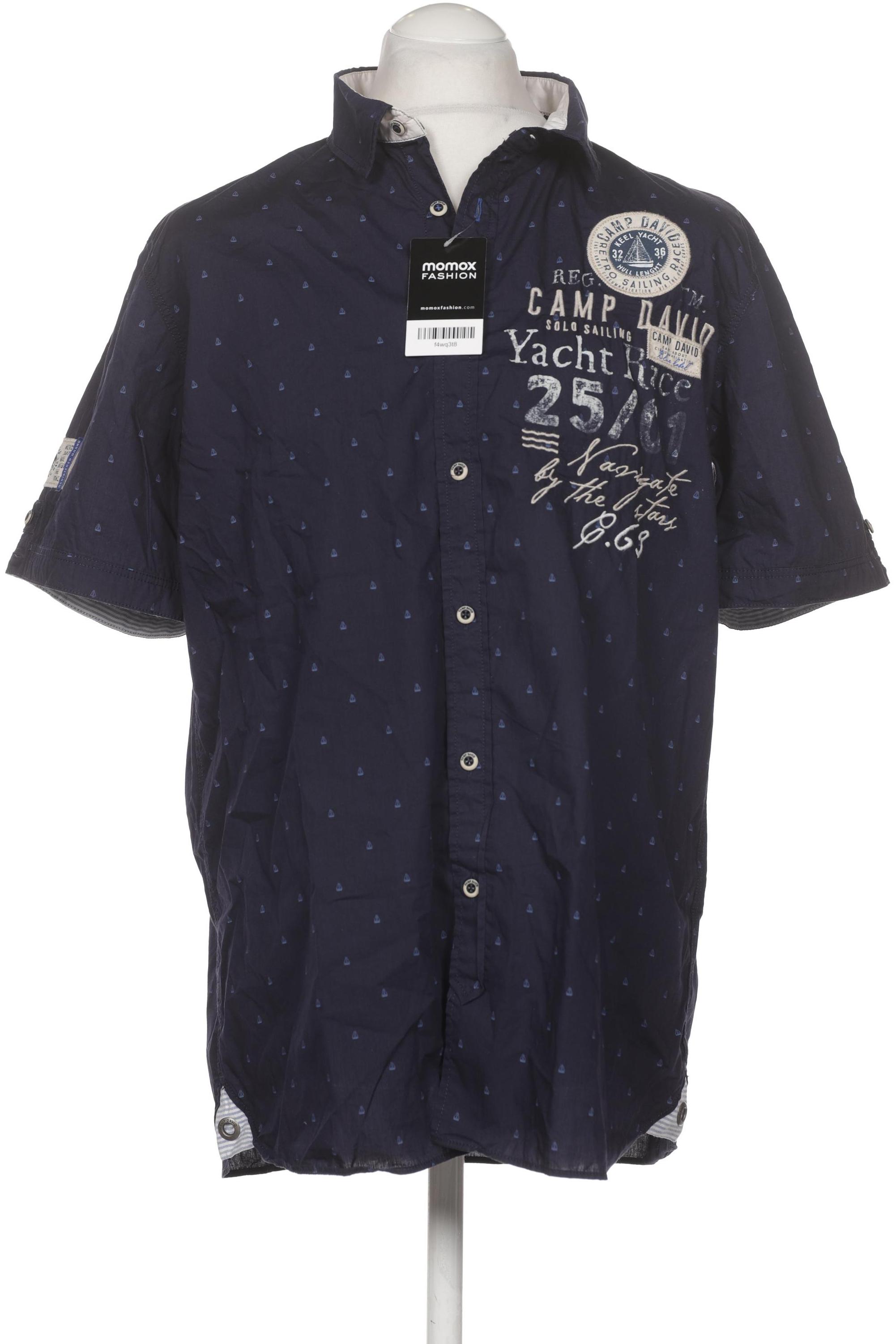 

Camp David Herren Hemd, marineblau, Gr. 52