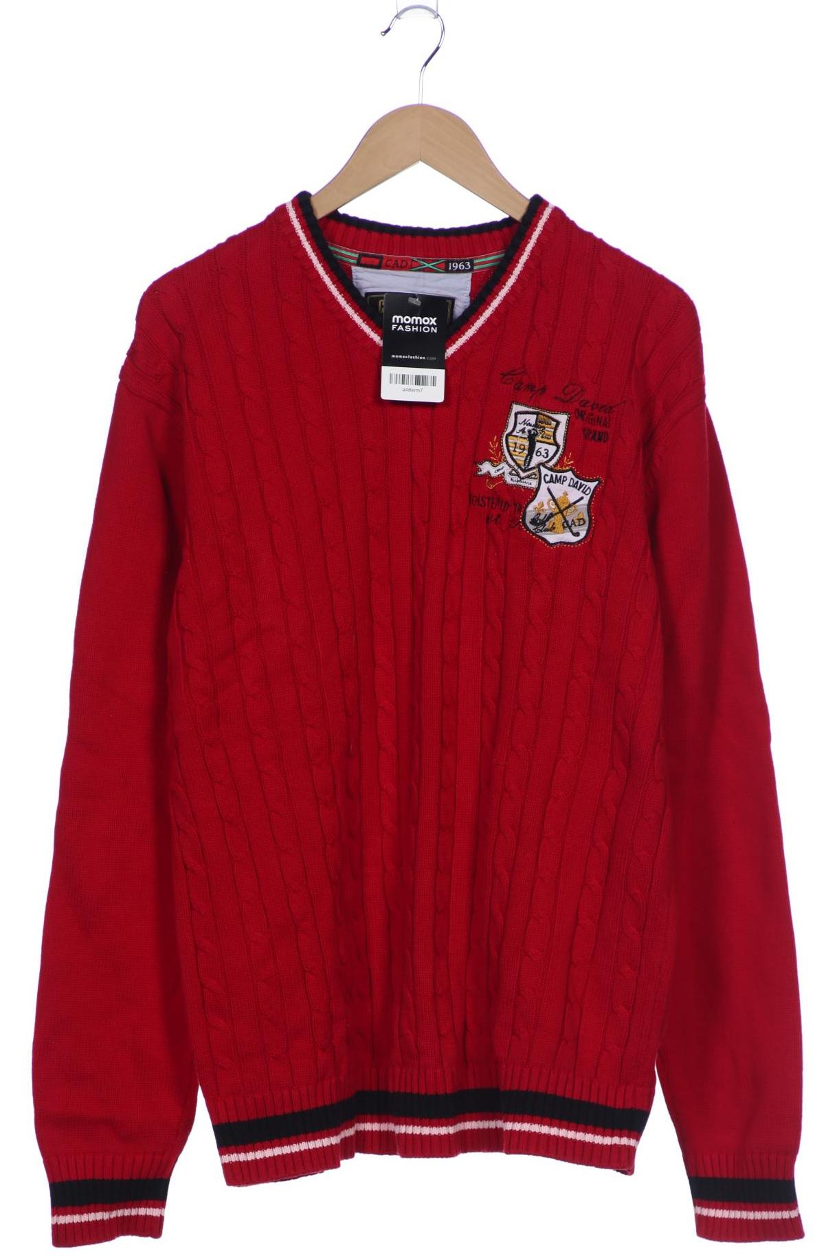 

Camp David Herren Pullover, rot, Gr. 58