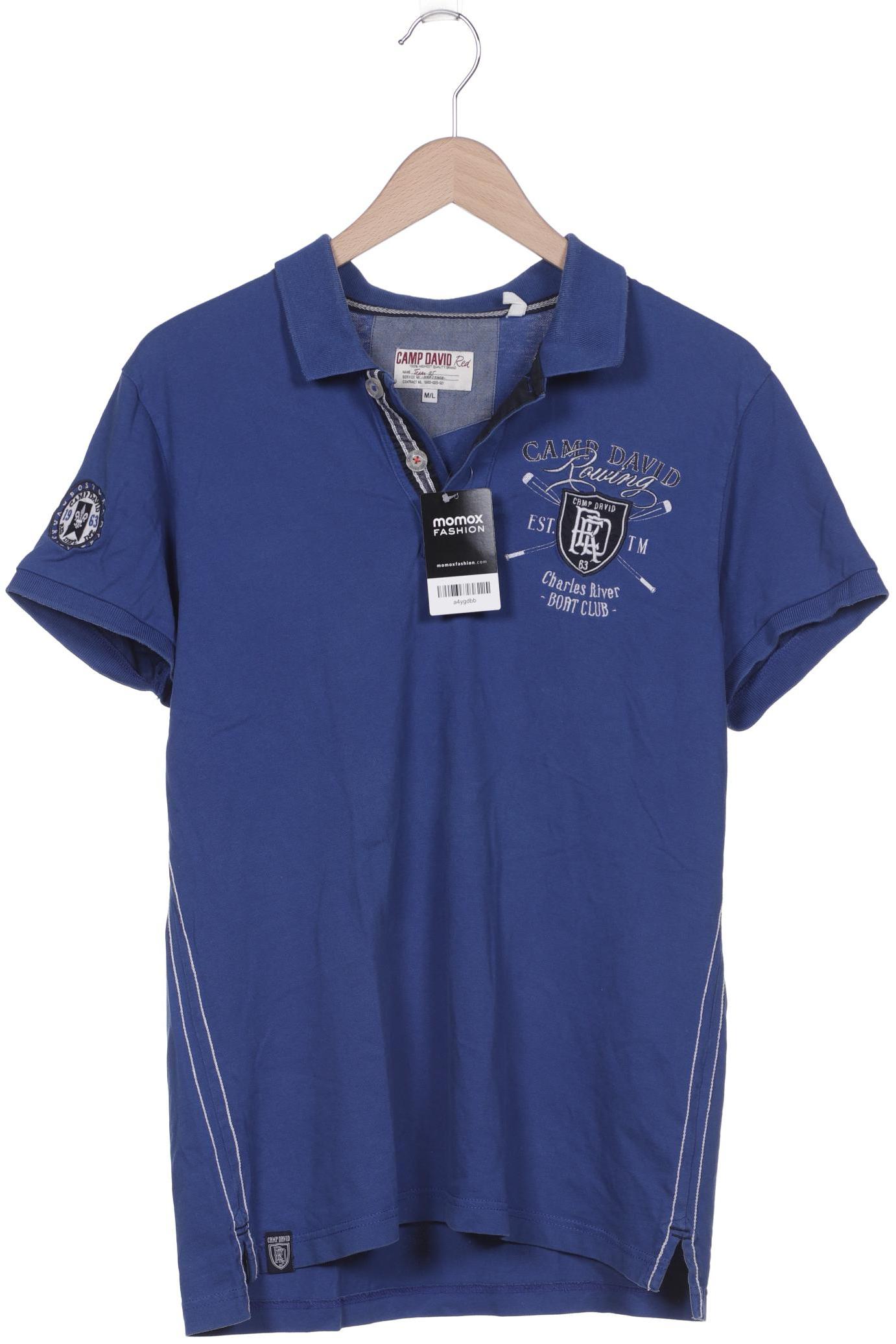 

Camp David Herren Poloshirt, blau