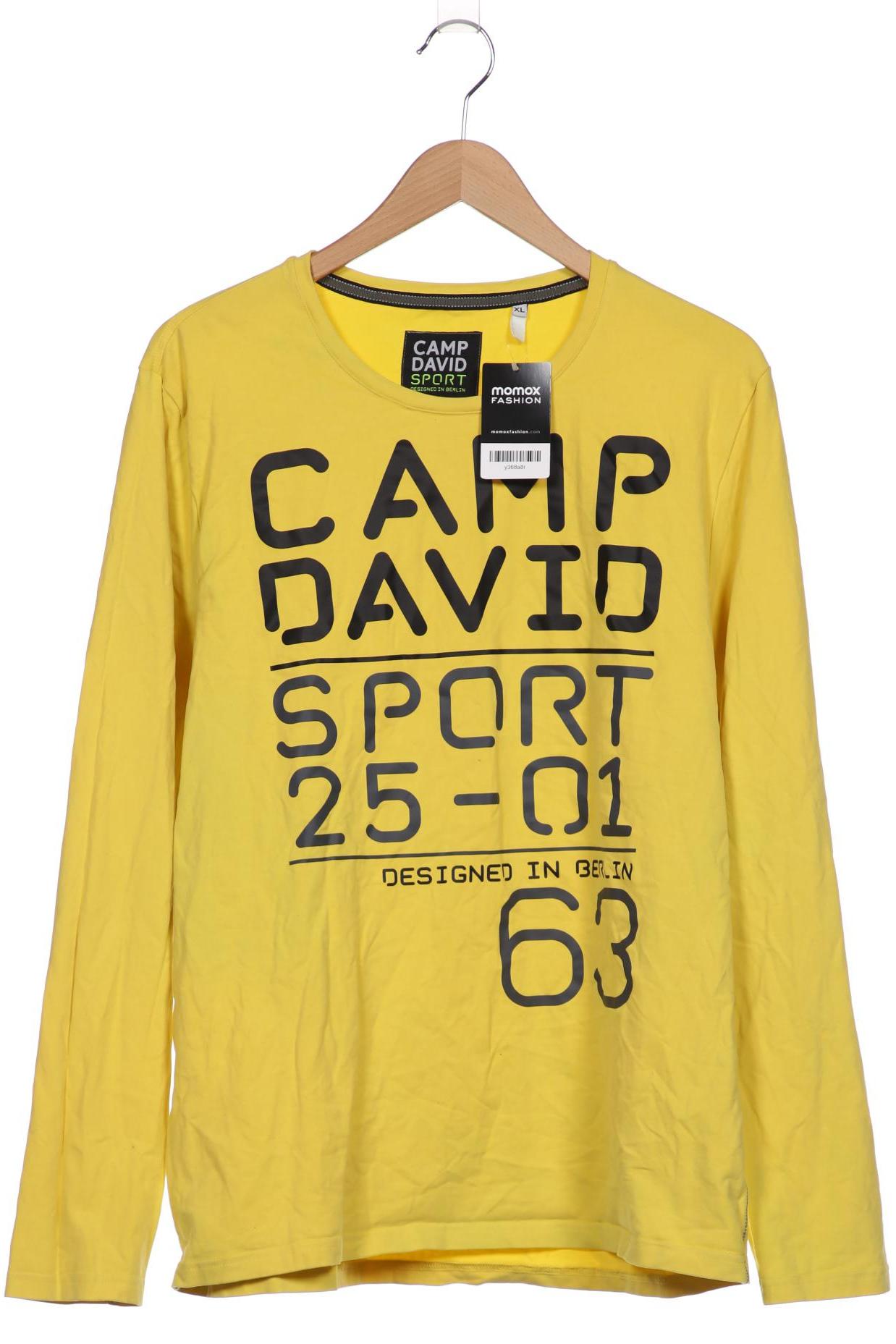 

Camp David Herren Langarmshirt, gelb