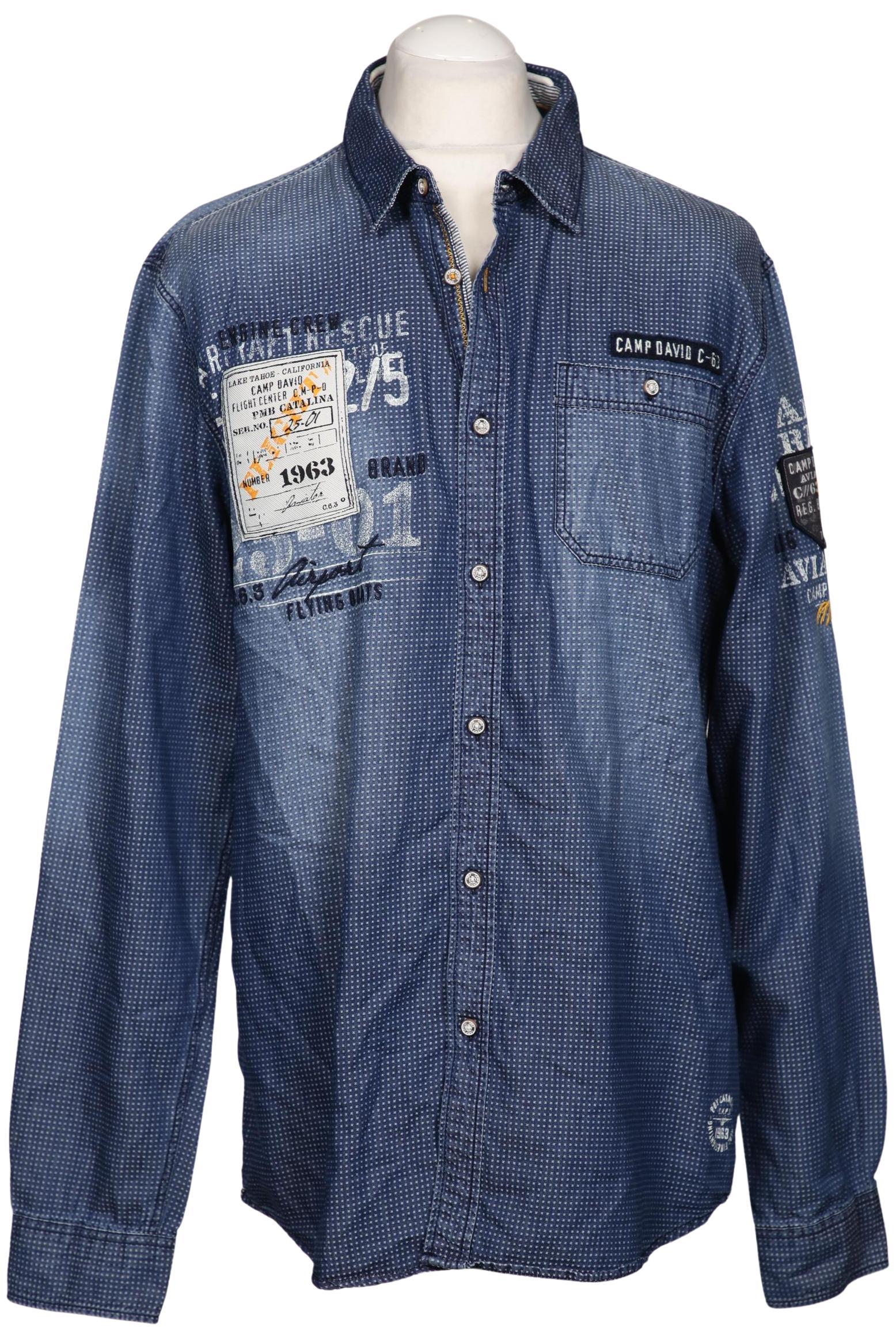 

Camp David Herren Hemd, blau, Gr. 54