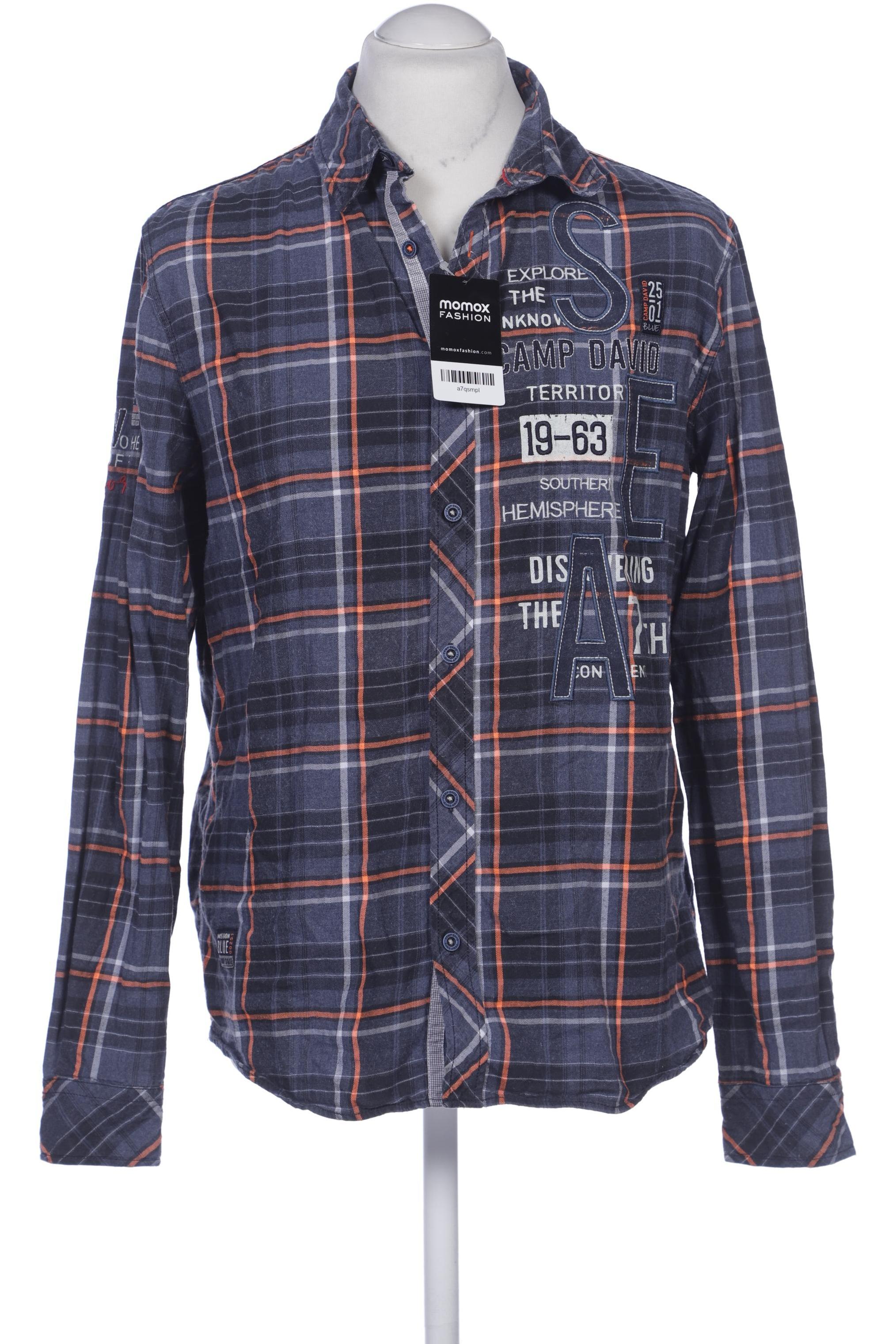 

Camp David Herren Hemd, marineblau, Gr. 48