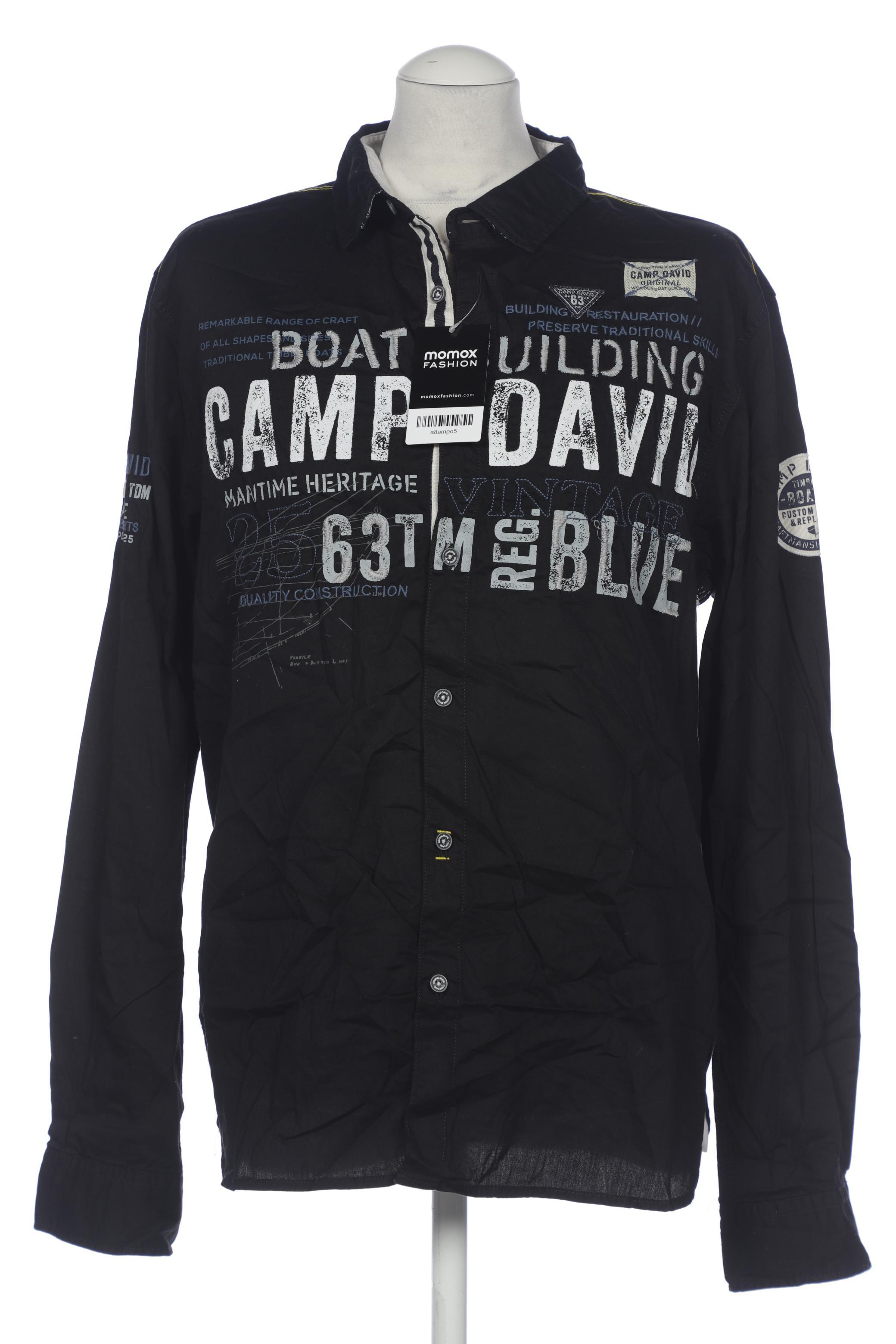 

Camp David Herren Hemd, schwarz, Gr. 52