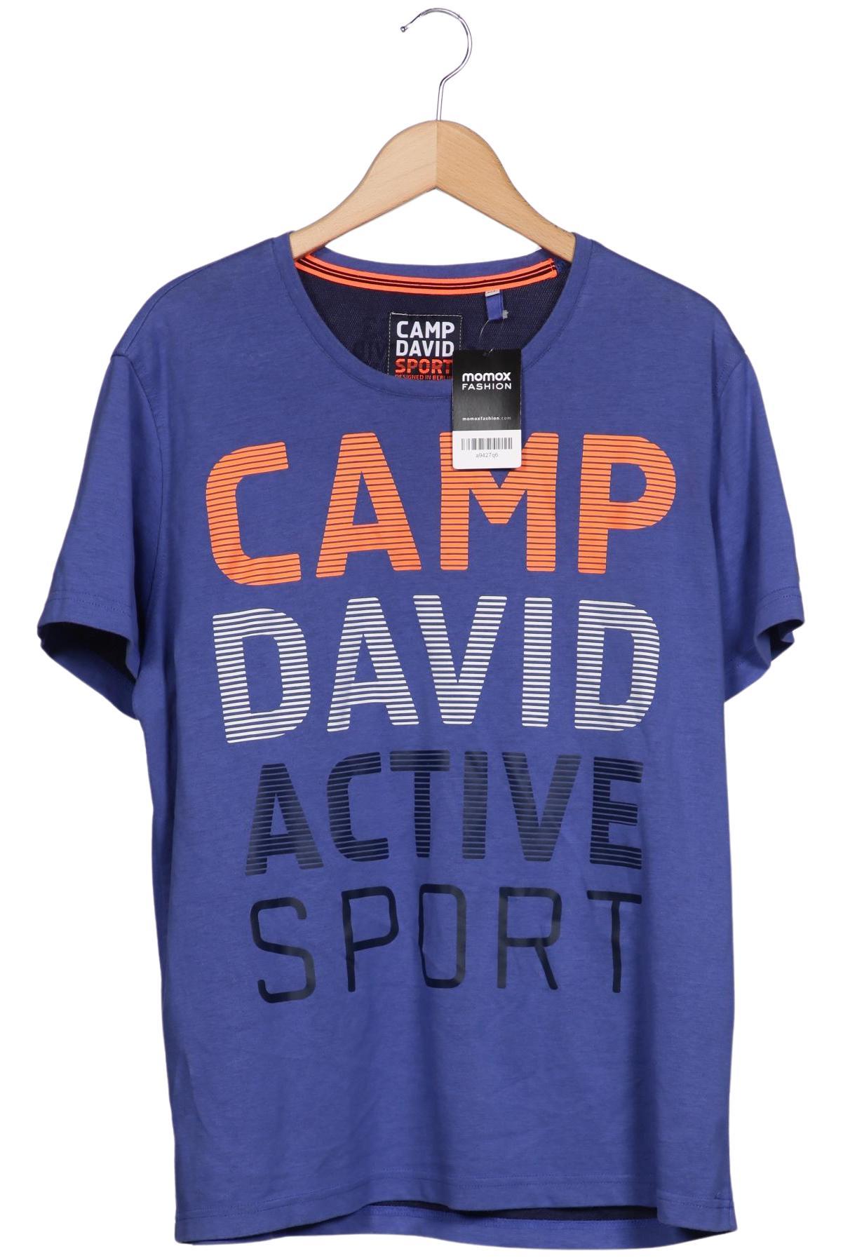 

Camp David Herren T-Shirt, blau, Gr. 54