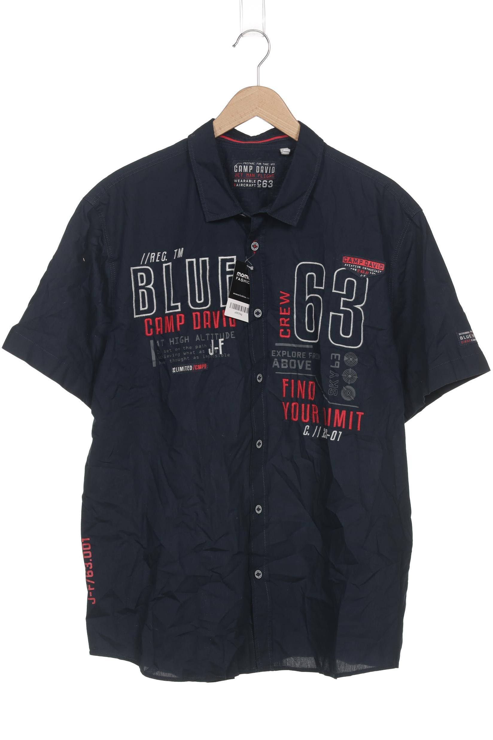 

Camp David Herren Hemd, marineblau, Gr. 56