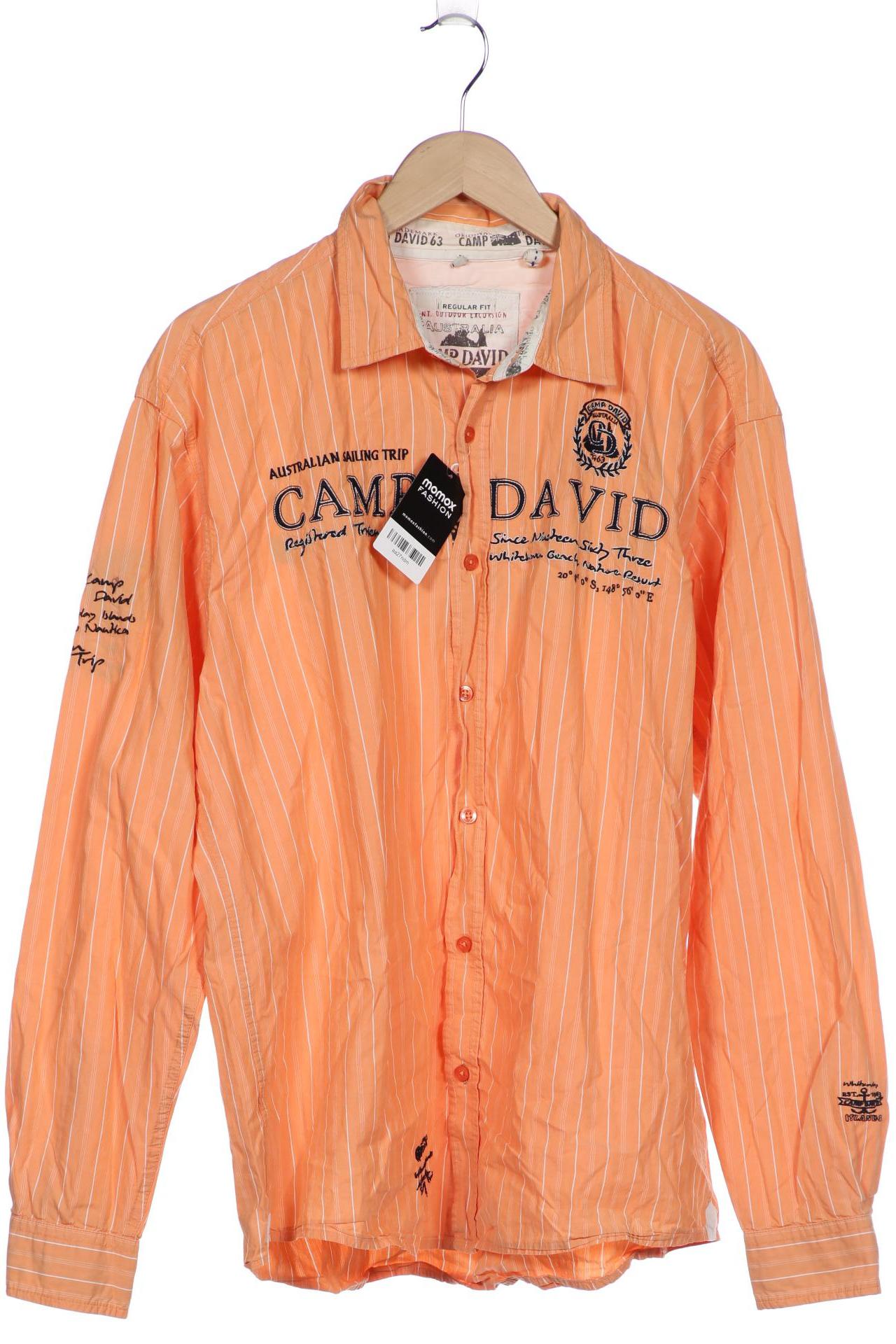 

Camp David Herren Hemd, orange