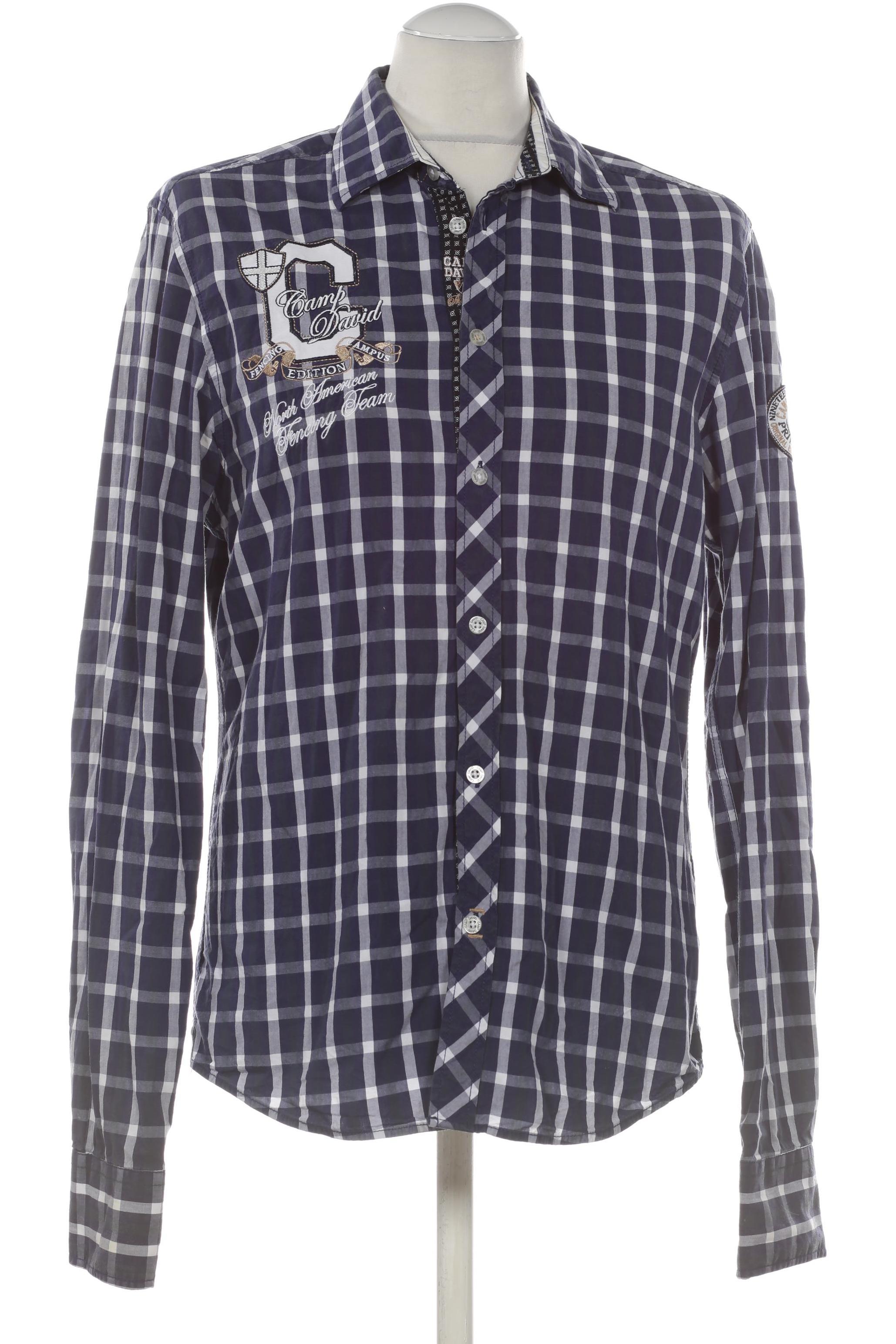 

Camp David Herren Hemd, blau, Gr.