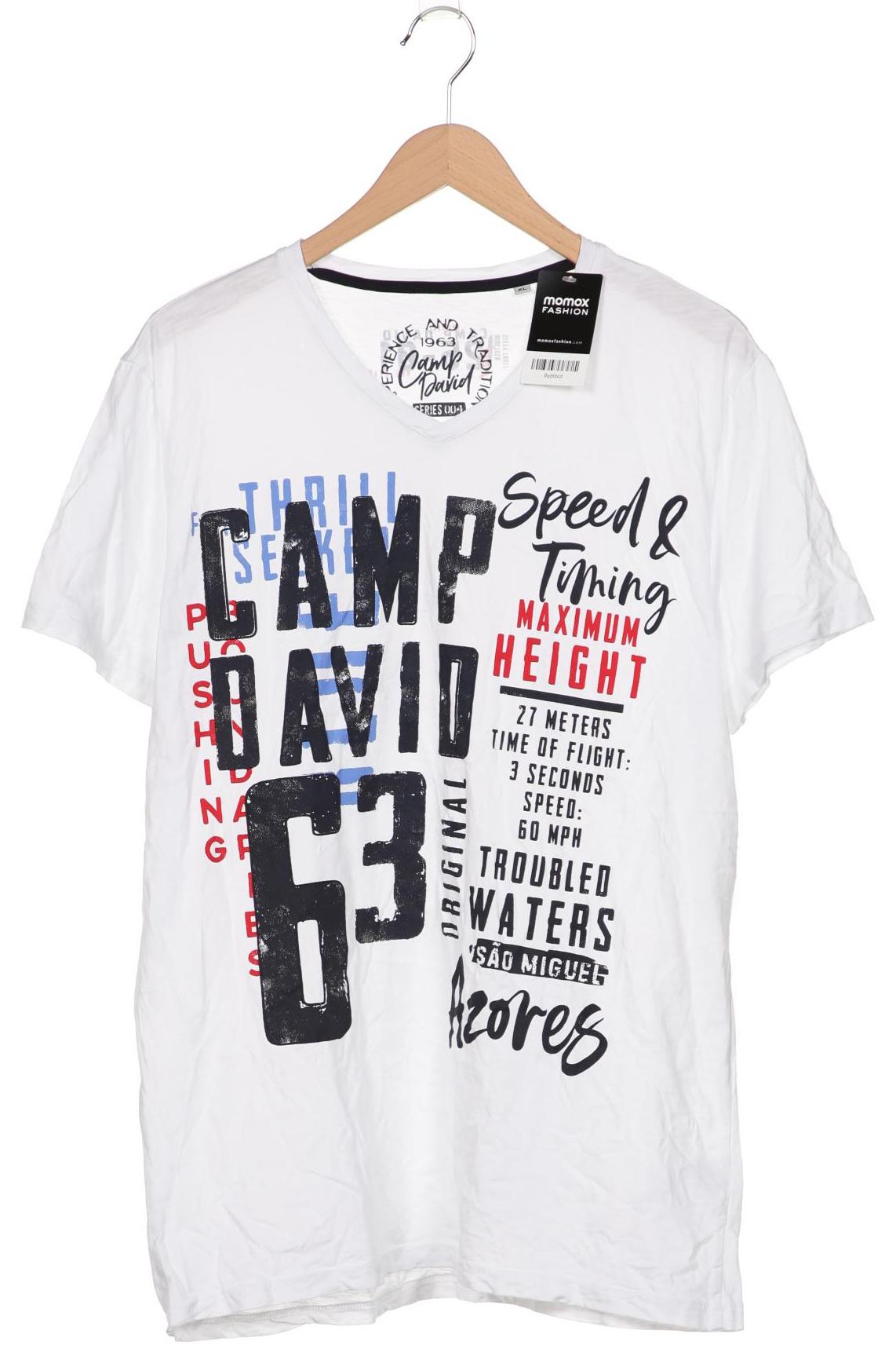 

Camp David Herren T-Shirt, weiß, Gr. 54