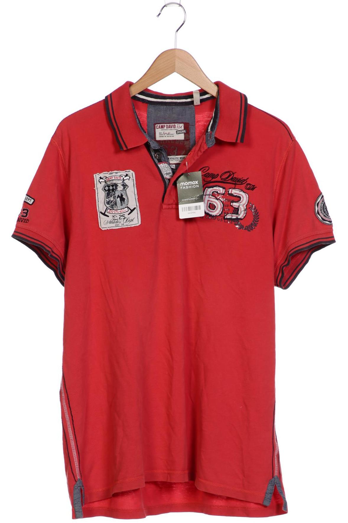 

Camp David Herren Poloshirt, rot, Gr. 54