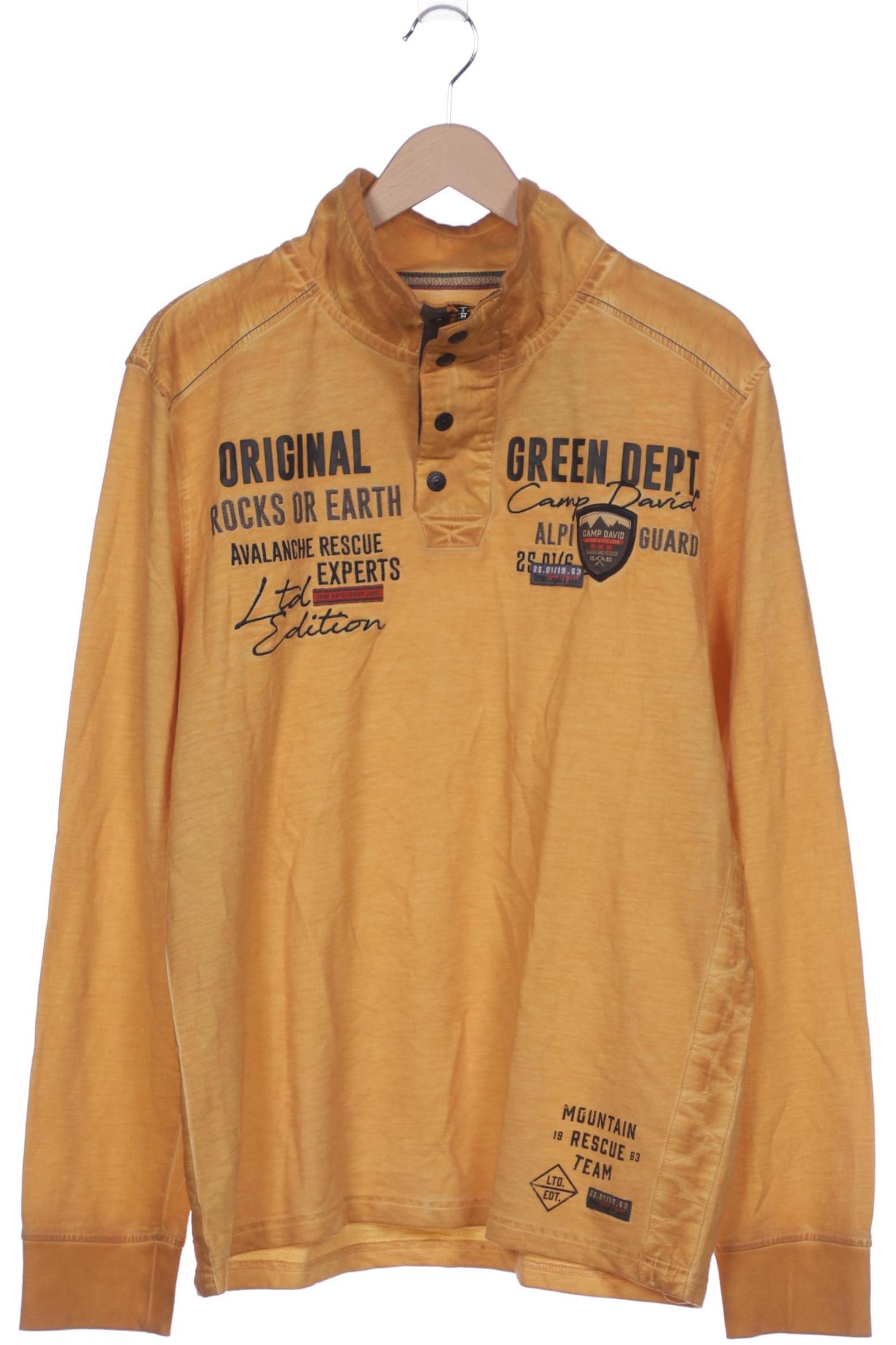 

Camp David Herren Sweatshirt, orange, Gr. 54