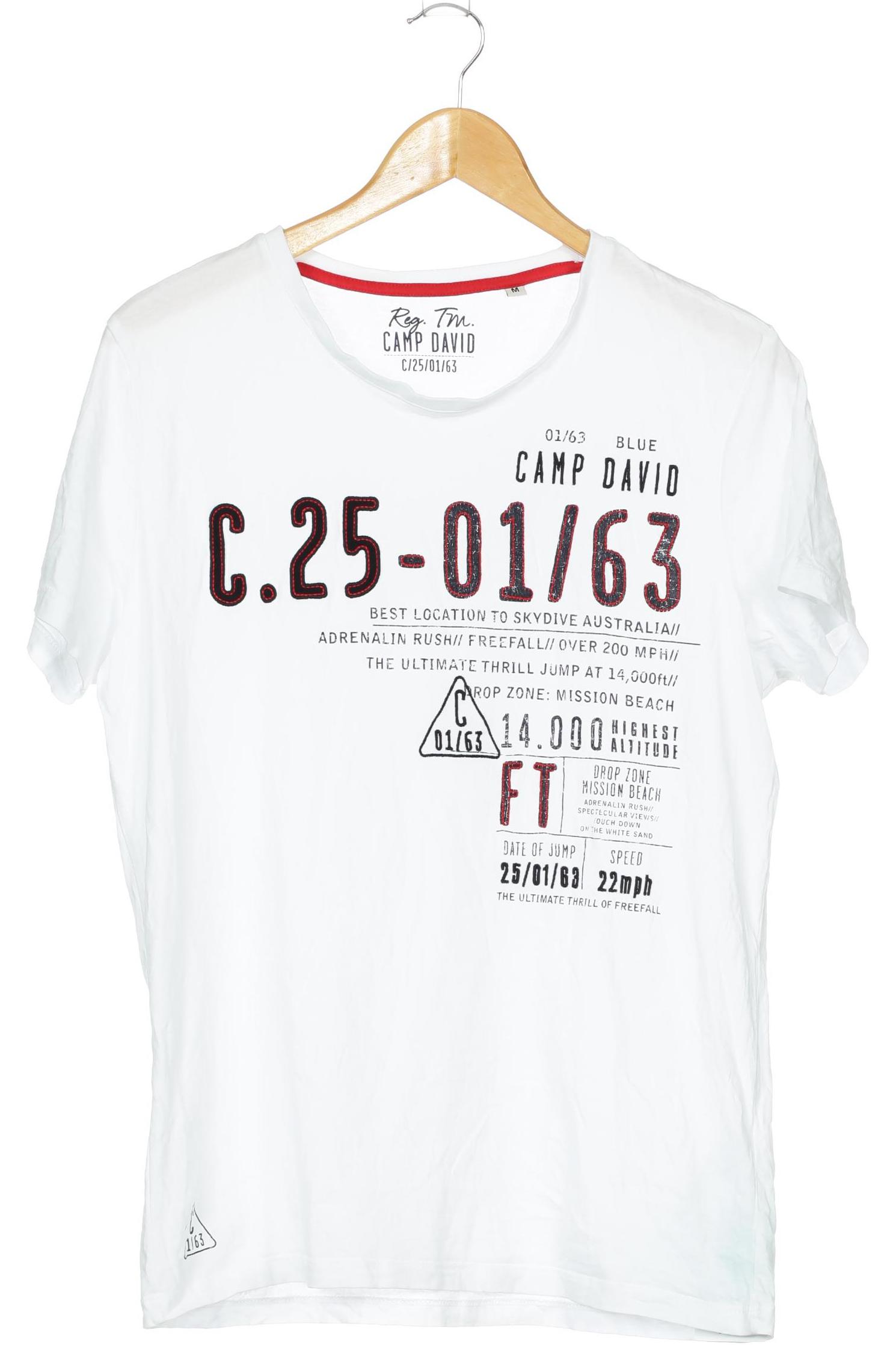 

Camp David Herren T-Shirt, weiß, Gr.