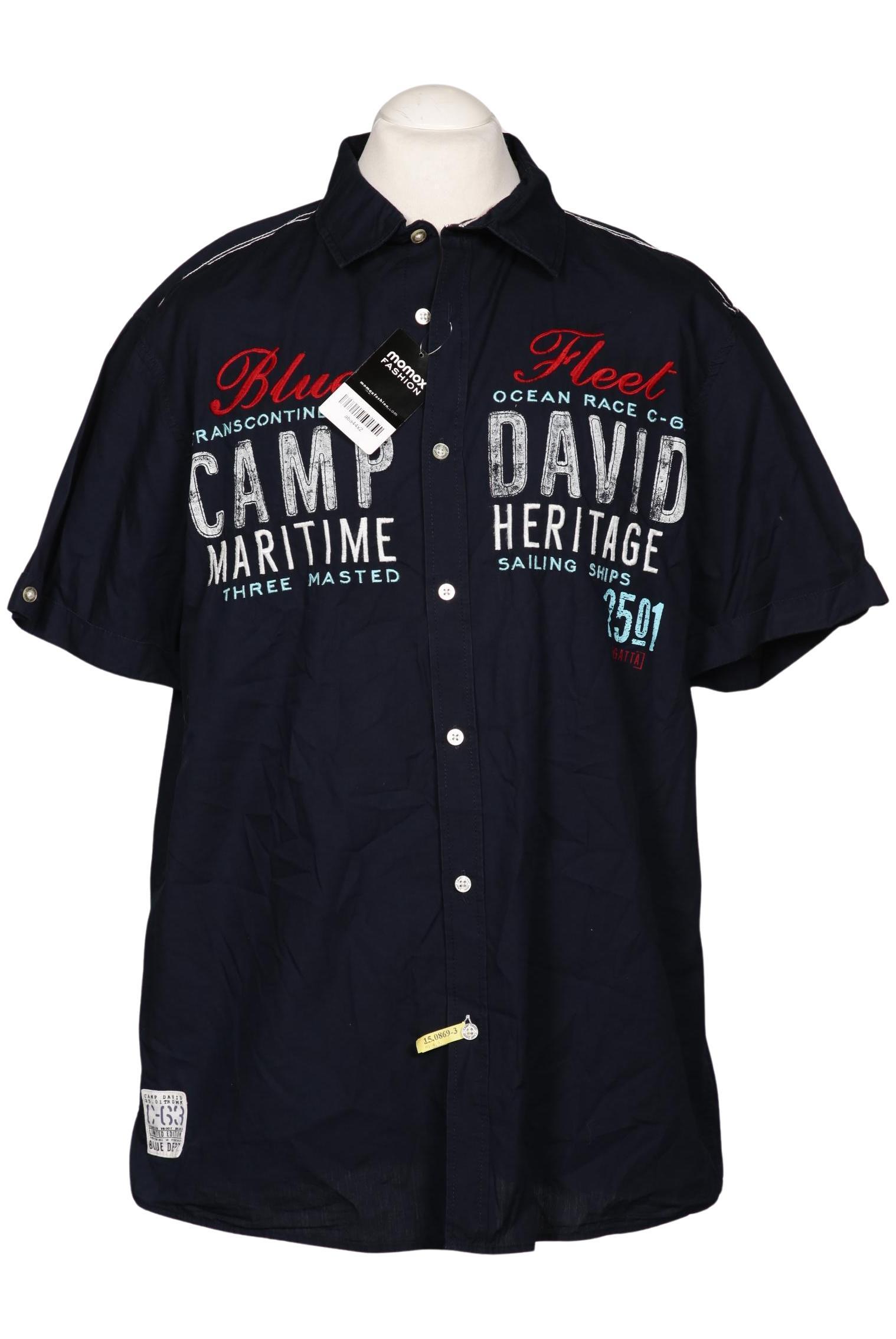 

Camp David Herren Hemd, marineblau, Gr. 54