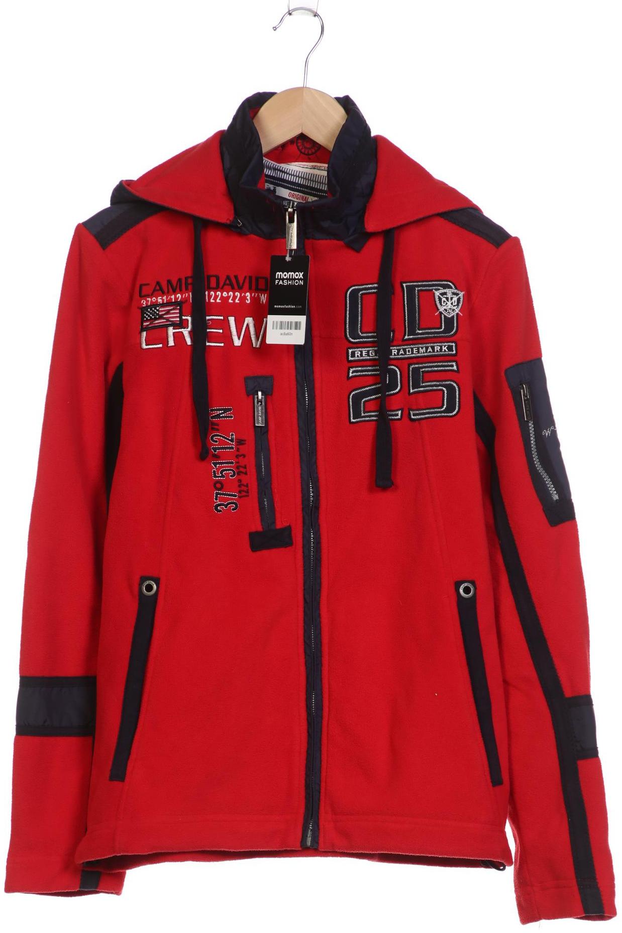

Camp David Herren Kapuzenpullover, rot, Gr. 46