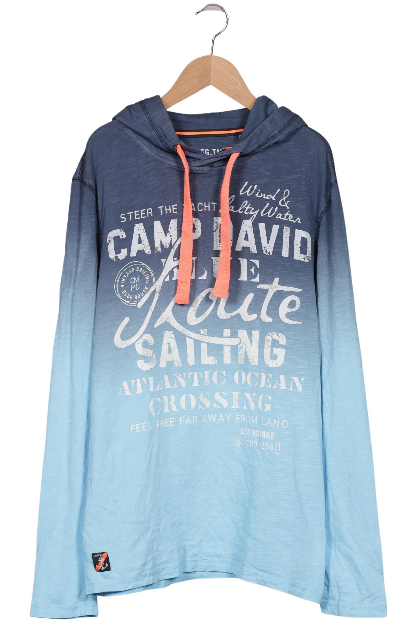 

Camp David Herren Kapuzenpullover, blau, Gr. 48