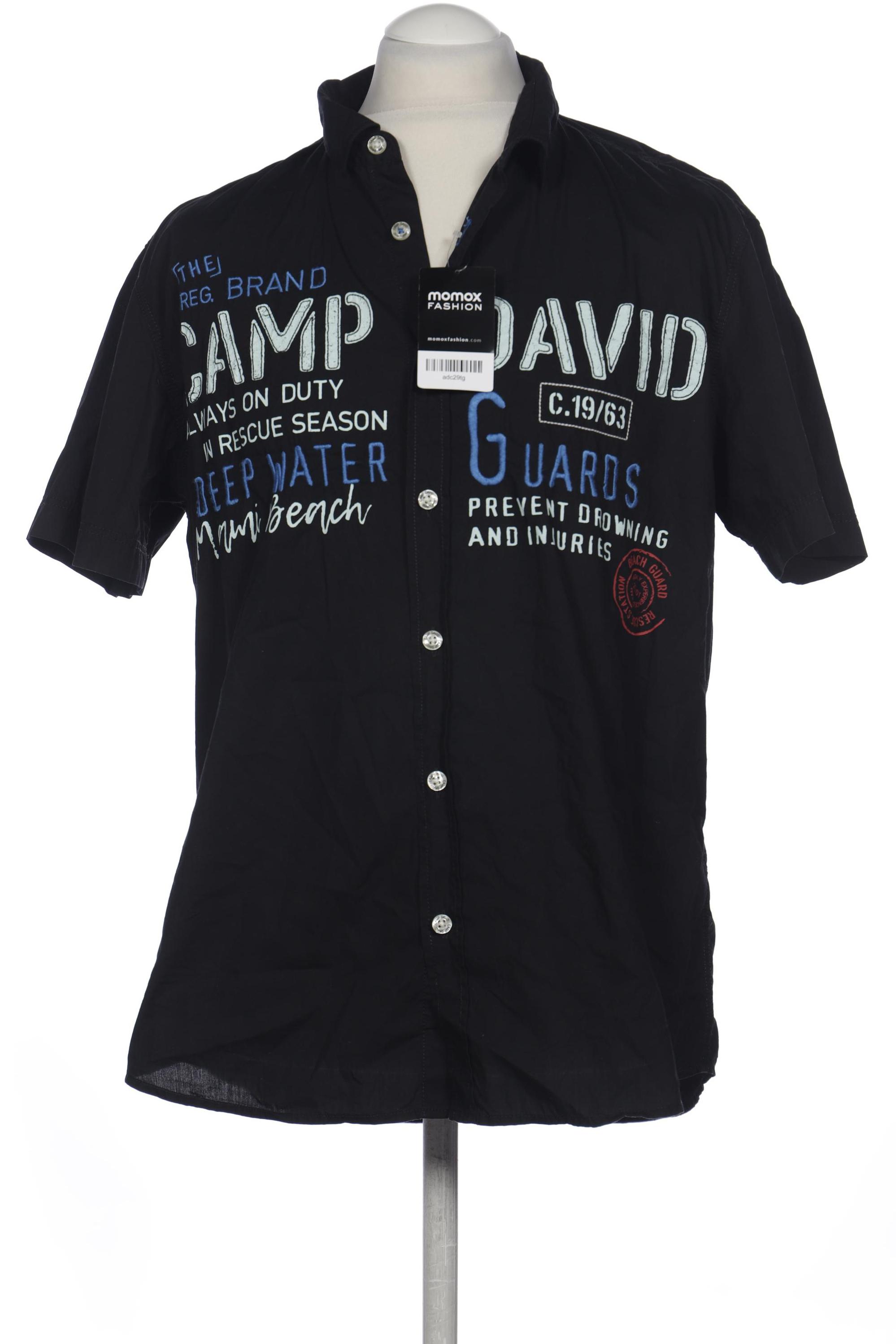

Camp David Herren Hemd, schwarz