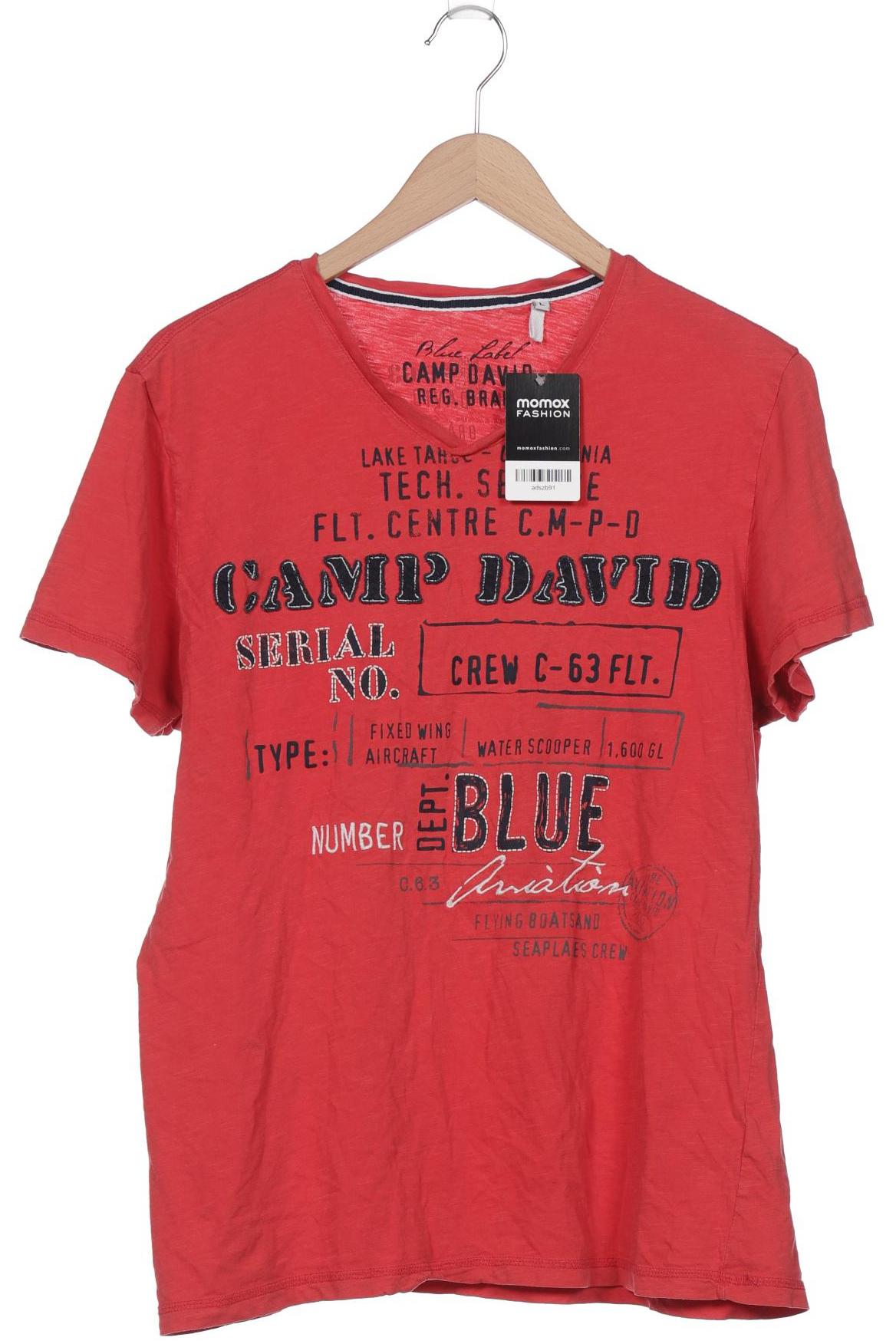 

Camp David Herren T-Shirt, rot