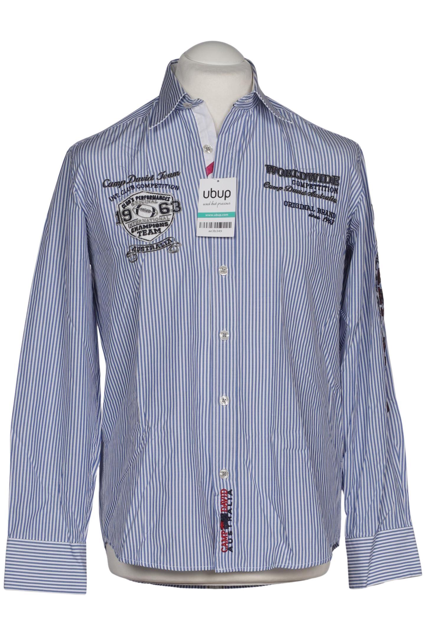 

Camp David Herren Hemd, blau, Gr. 48