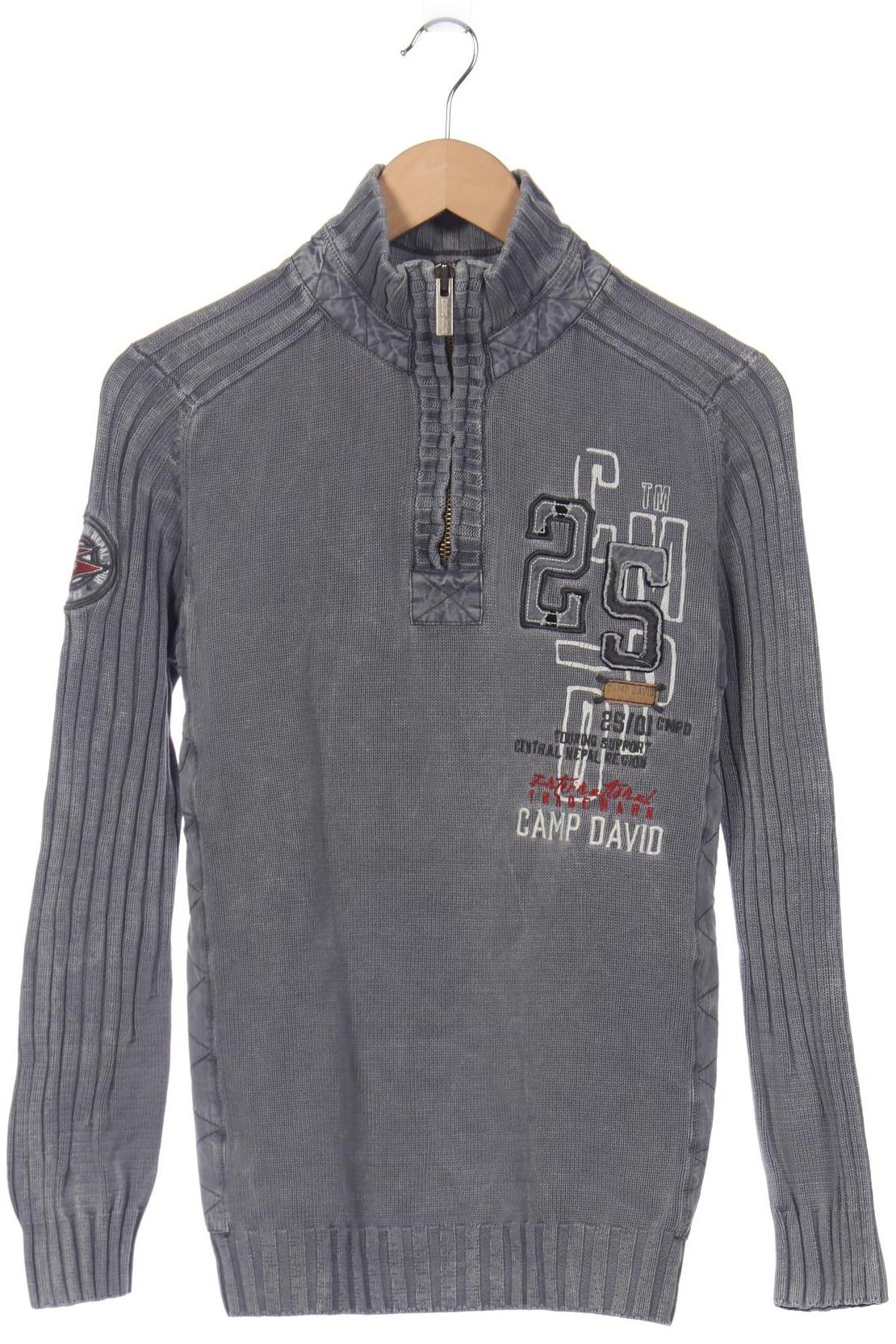 

Camp David Herren Pullover, grau