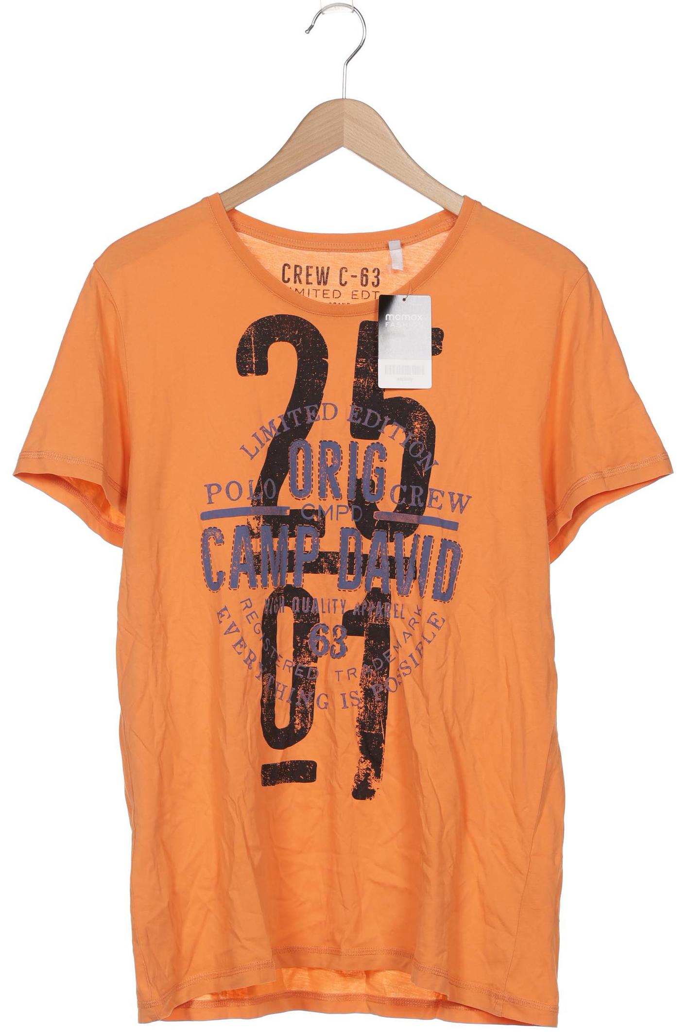 

Camp David Herren T-Shirt, orange, Gr. 52