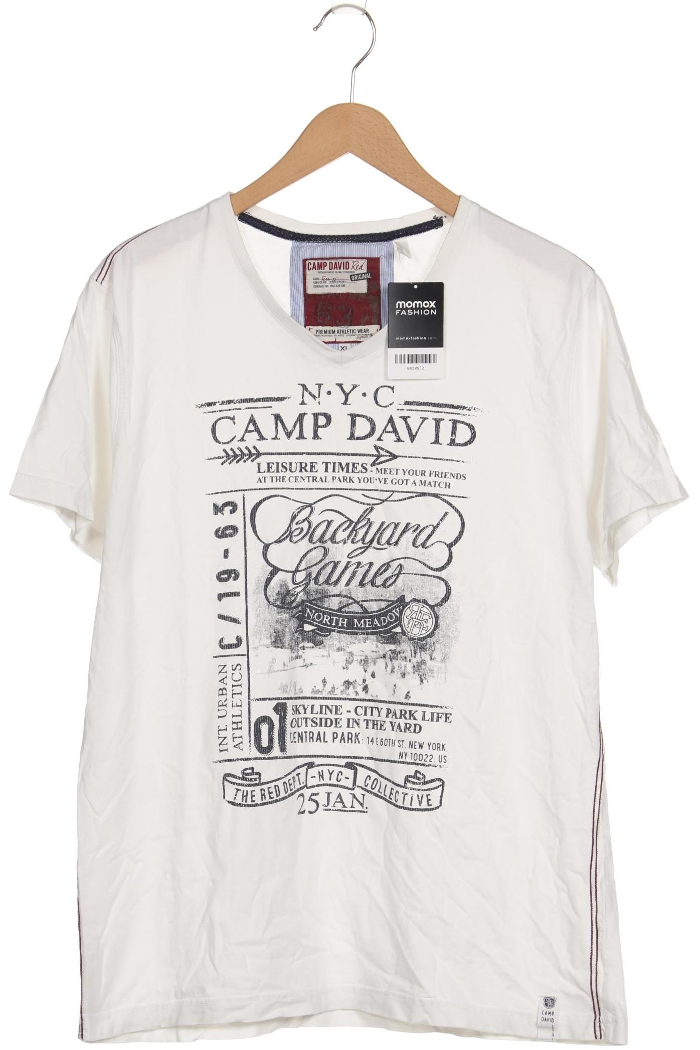 

Camp David Herren T-Shirt, weiß, Gr. 54