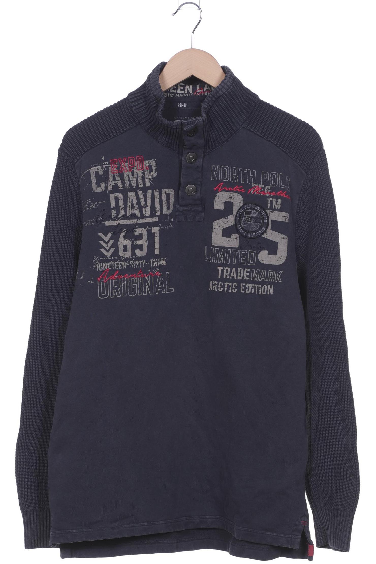 

Camp David Herren Sweatshirt, marineblau