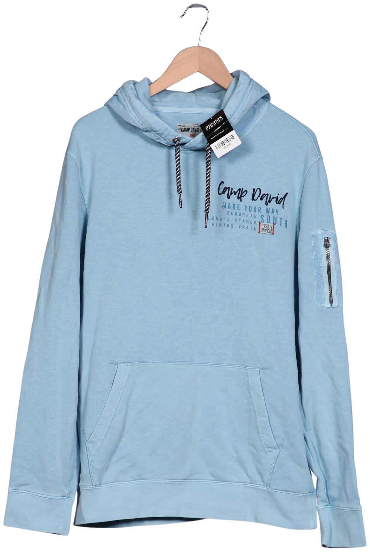 

Camp David Herren Kapuzenpullover, hellblau, Gr. 54