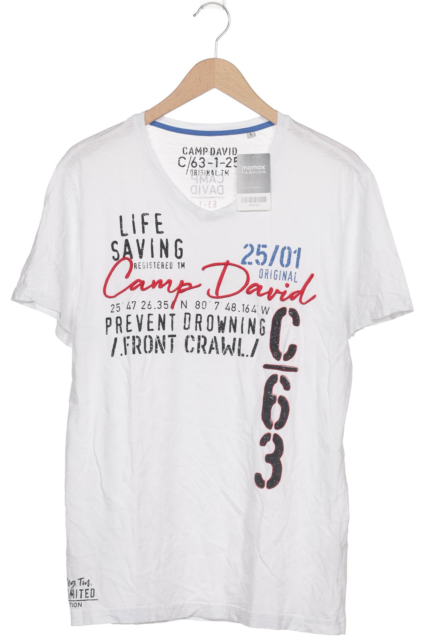 

Camp David Herren T-Shirt, weiß, Gr. 52
