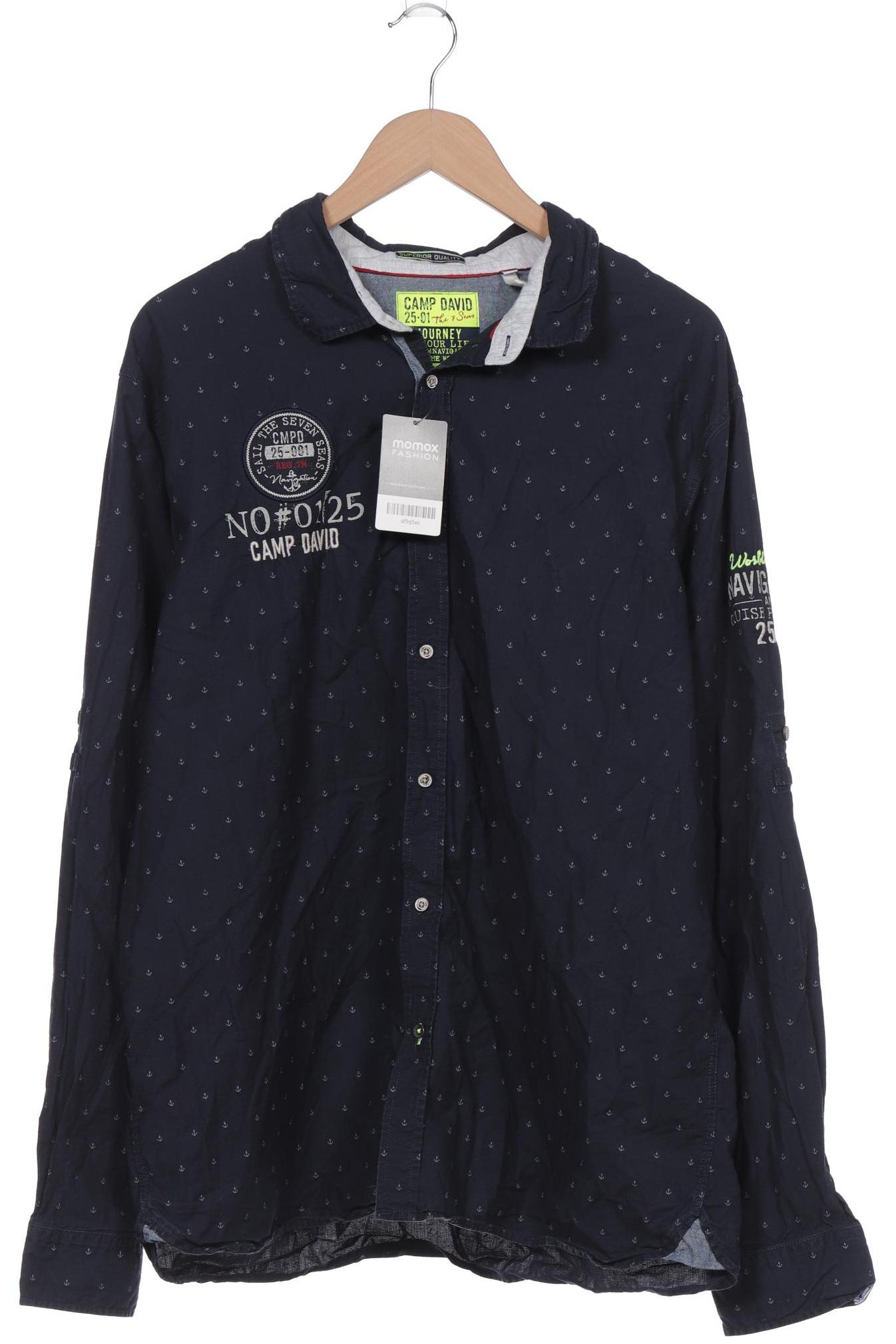 

Camp David Herren Hemd, marineblau