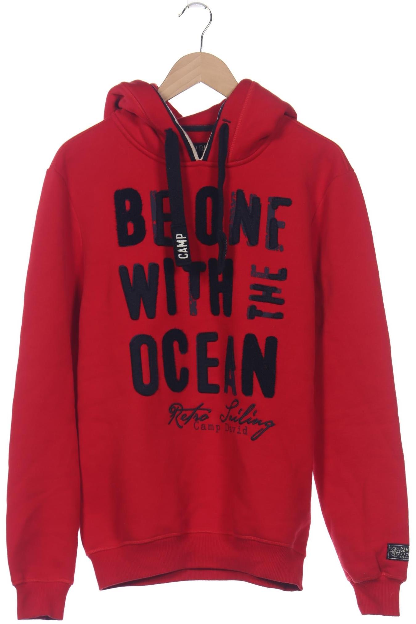 

Camp David Herren Kapuzenpullover, rot, Gr. 48