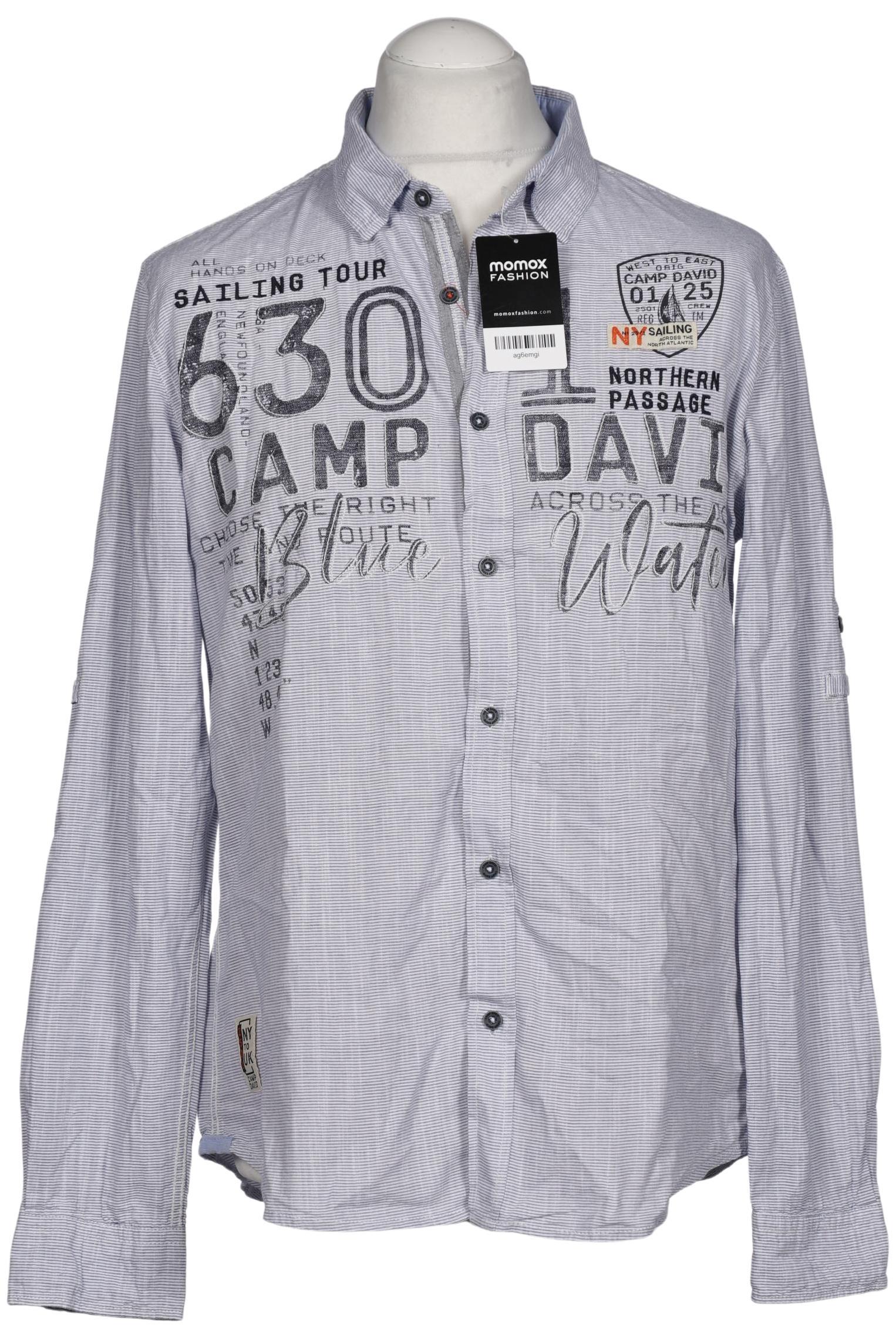 

Camp David Herren Hemd, hellblau, Gr. 52