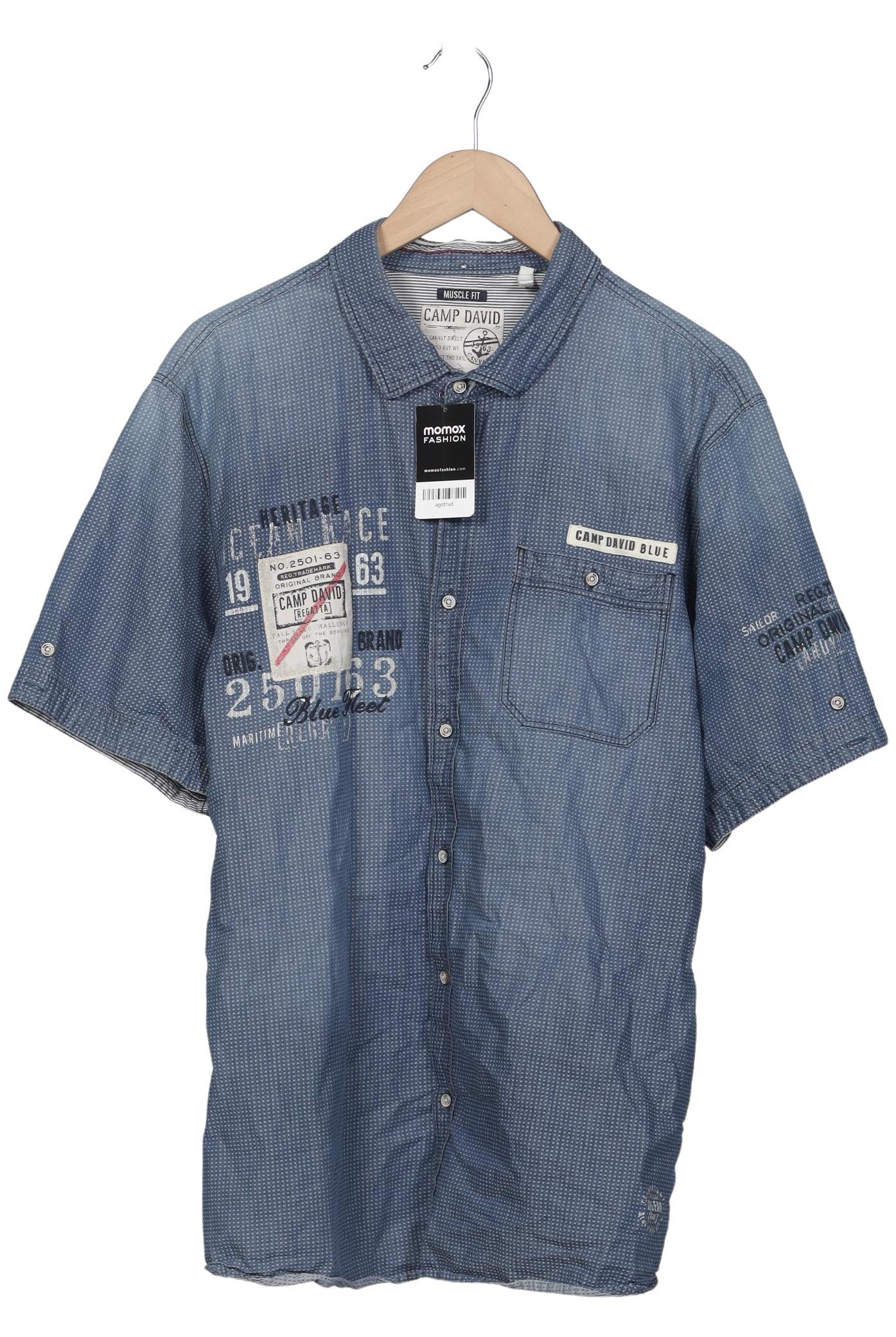 

Camp David Herren Hemd, blau, Gr. 56