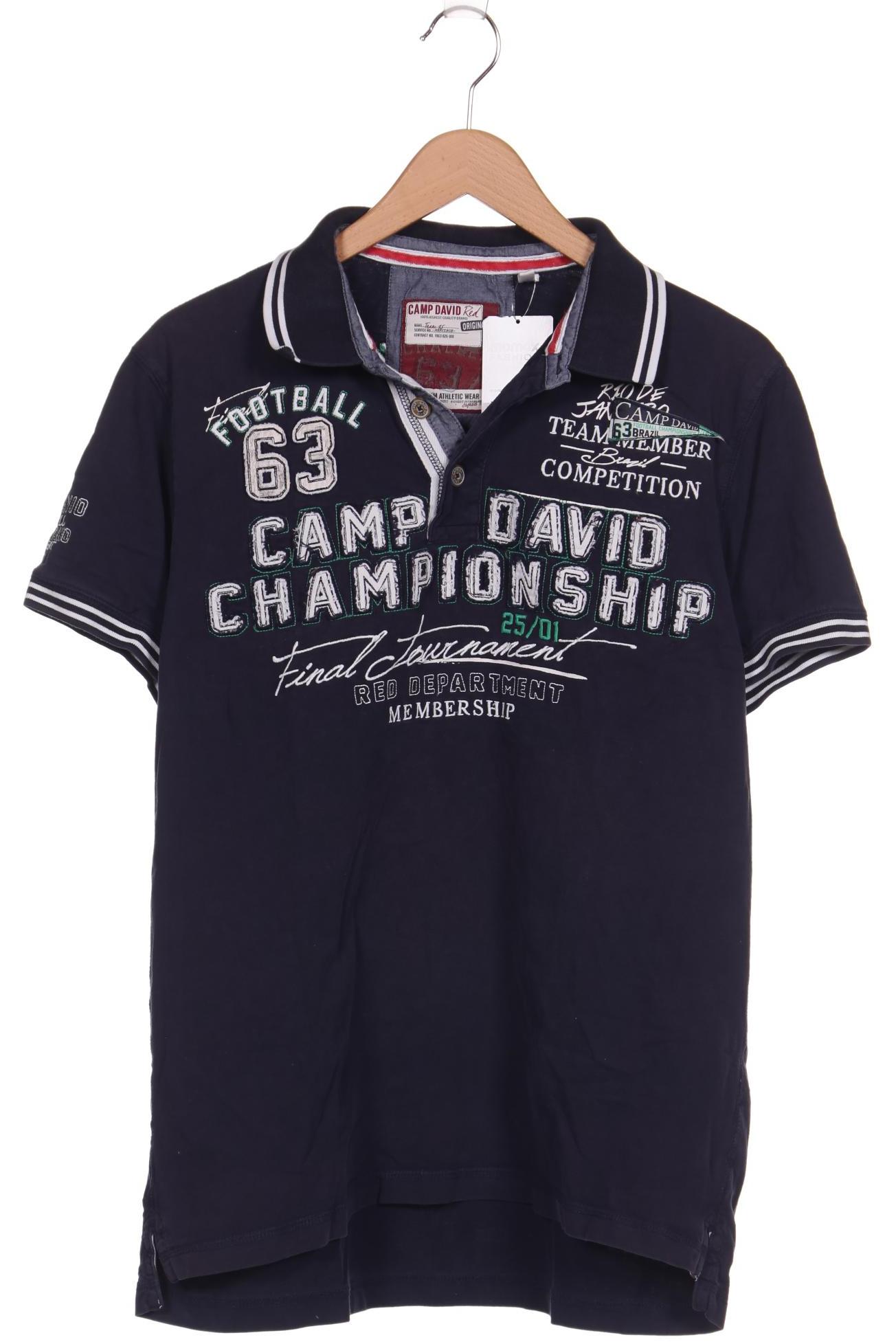 

Camp David Herren Poloshirt, marineblau