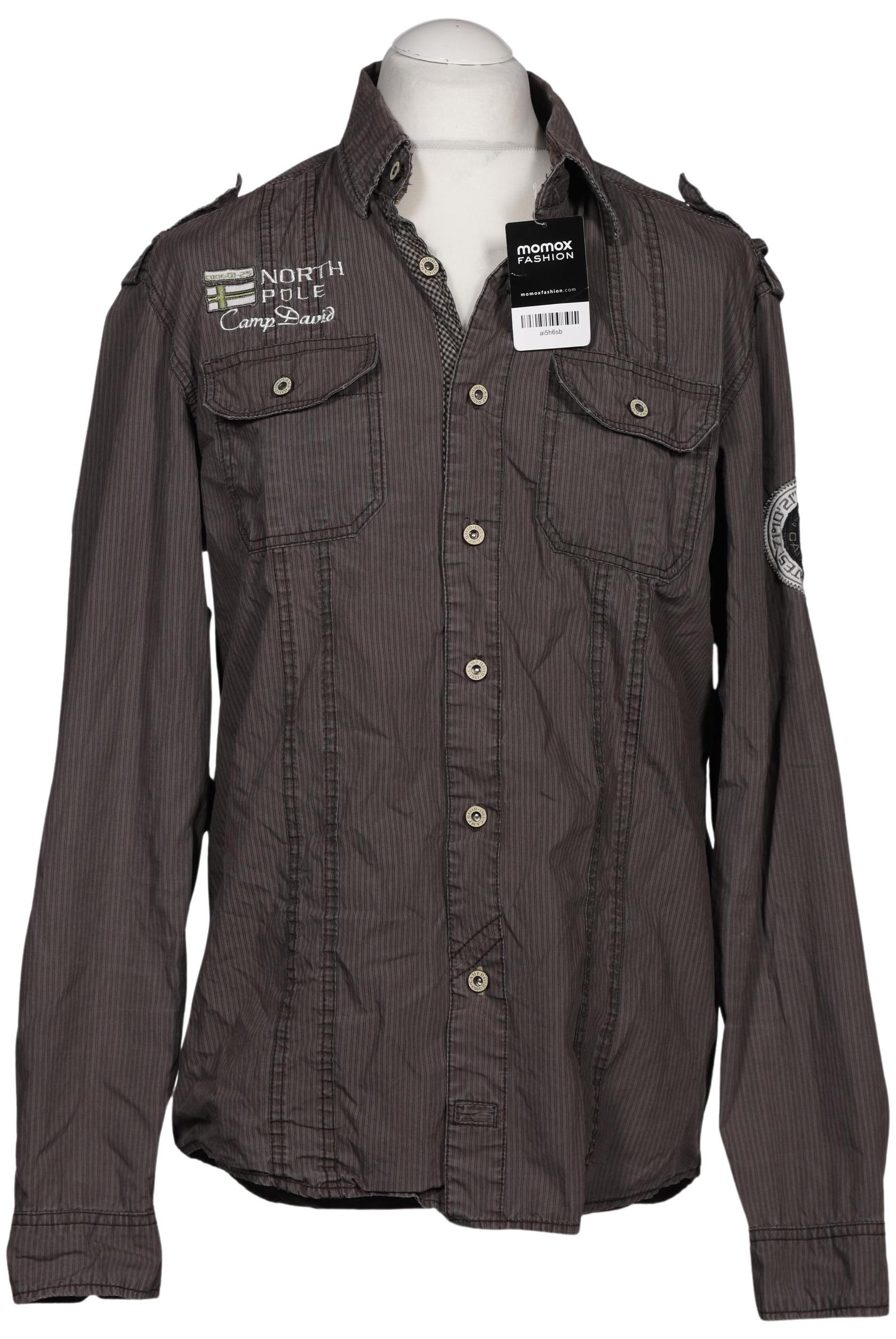 Thumbnail - Camp David Herren Hemd, grau, Gr. 52