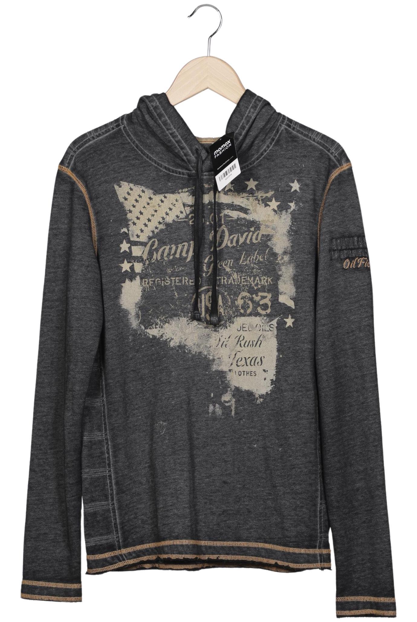 

Camp David Herren Kapuzenpullover, grau, Gr. 46