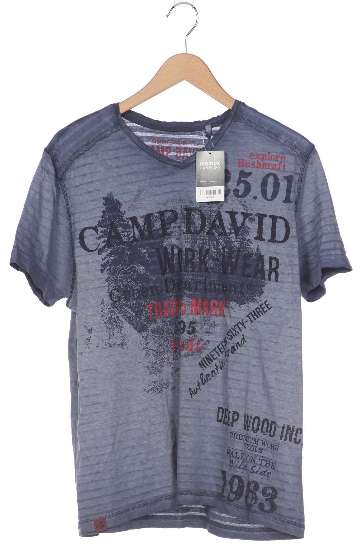 

Camp David Herren T-Shirt, blau, Gr. 54