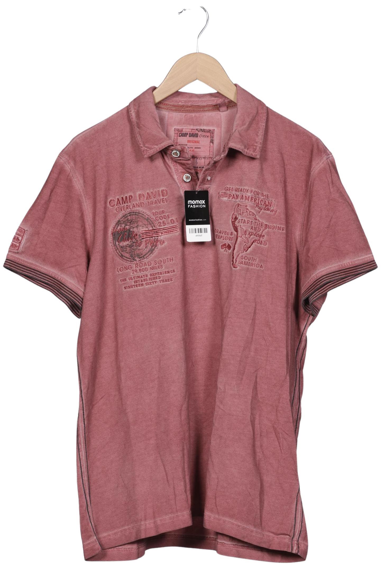Thumbnail - Camp David Herren Poloshirt, rot, Gr. 54