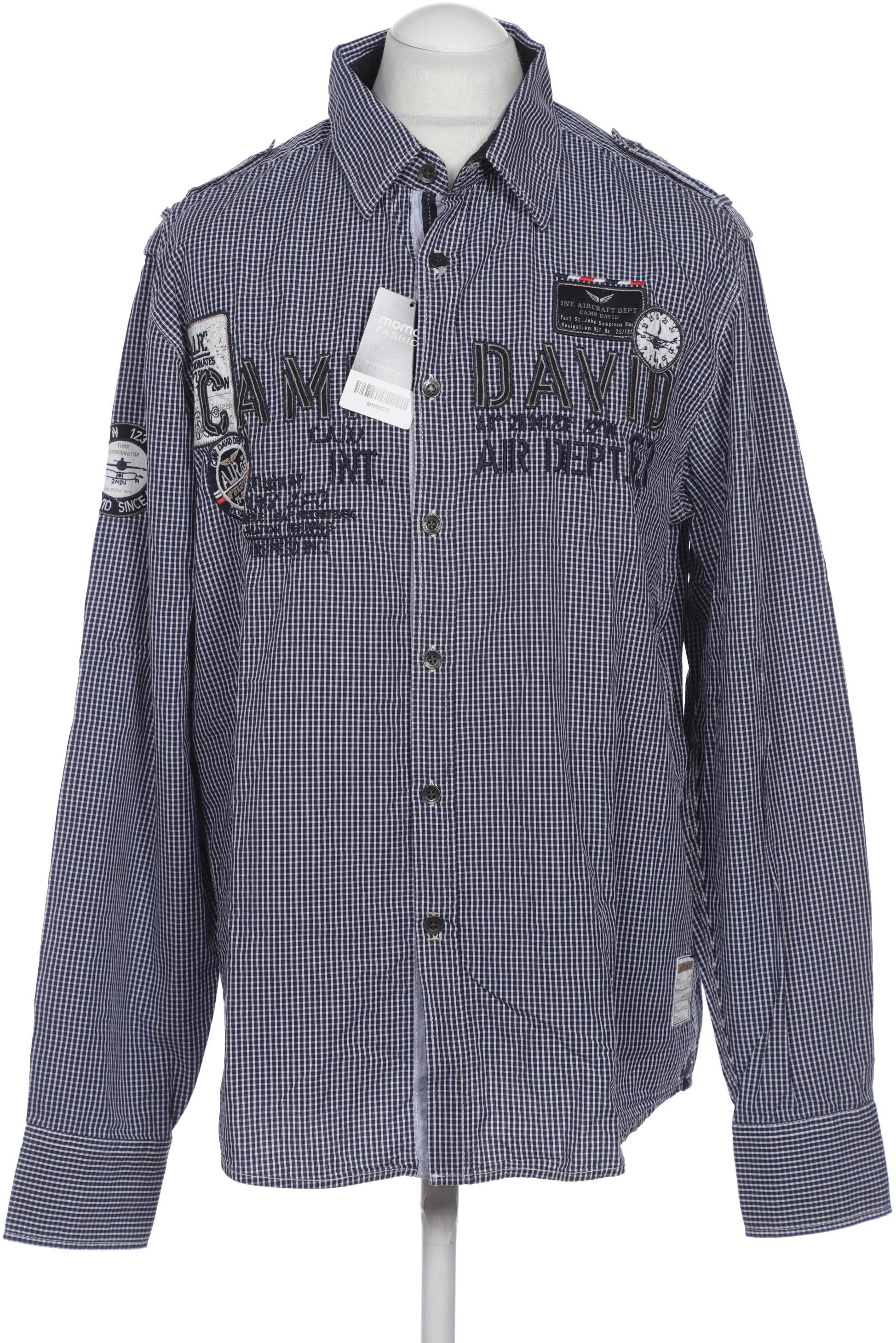 

Camp David Herren Hemd, marineblau