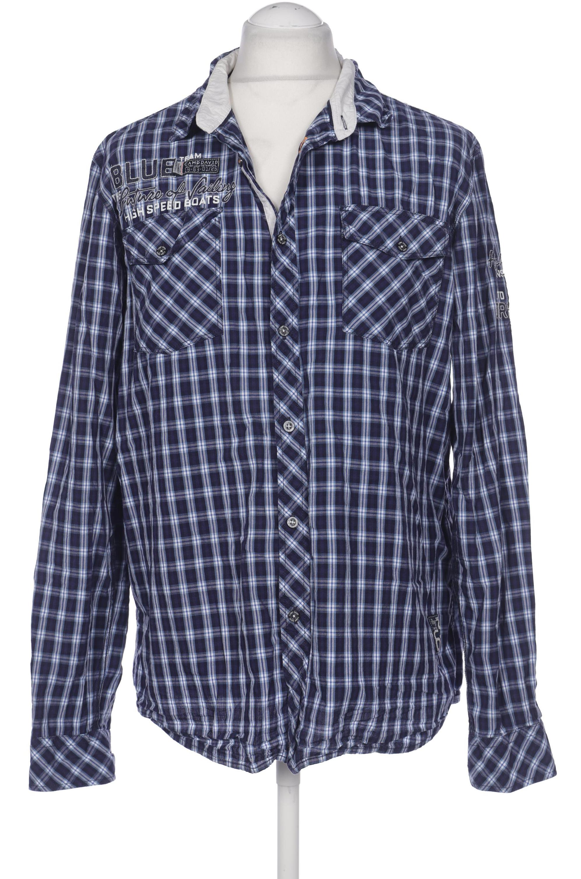 

Camp David Herren Hemd, marineblau, Gr. 54