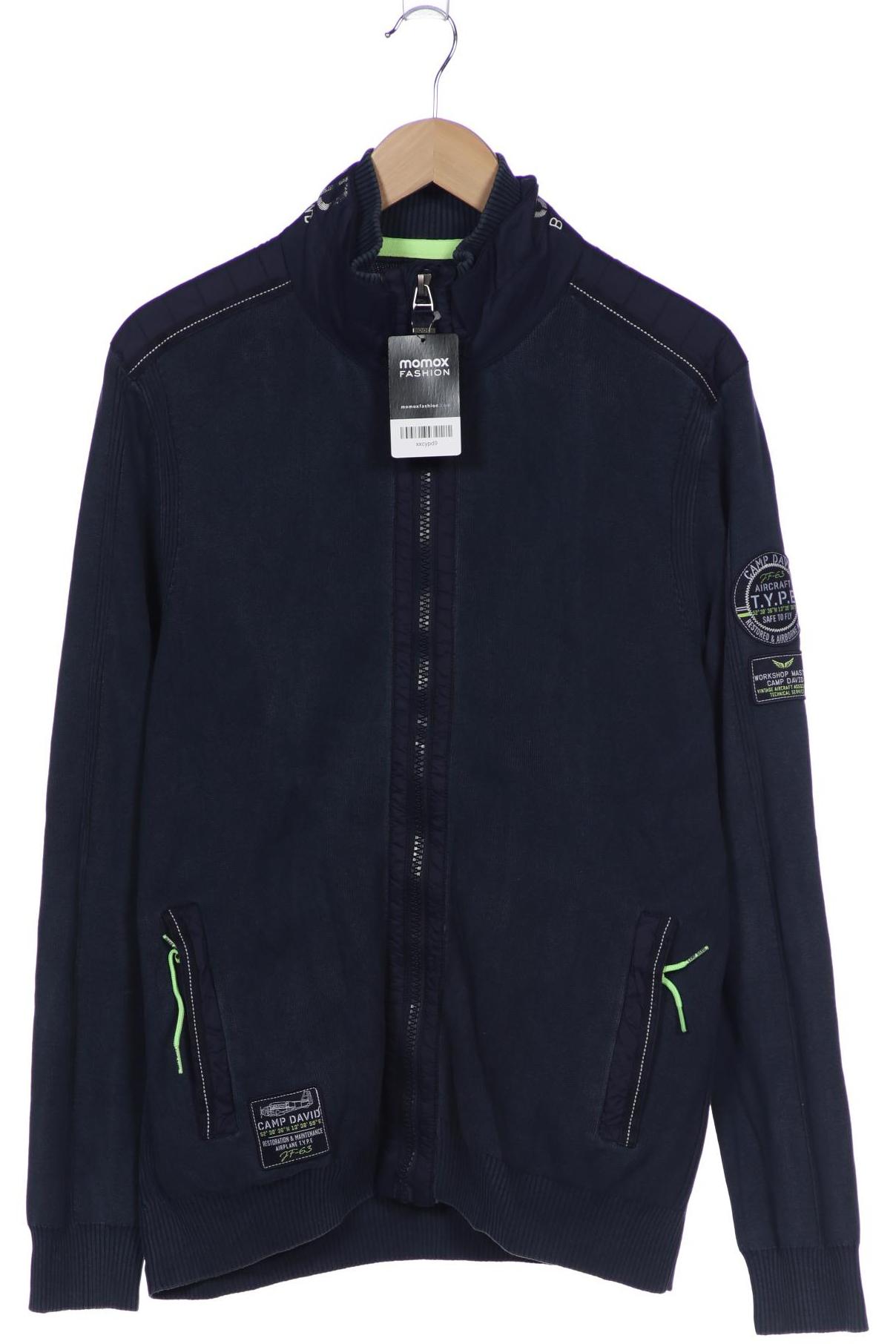 

Camp David Herren Strickjacke, marineblau, Gr. 52
