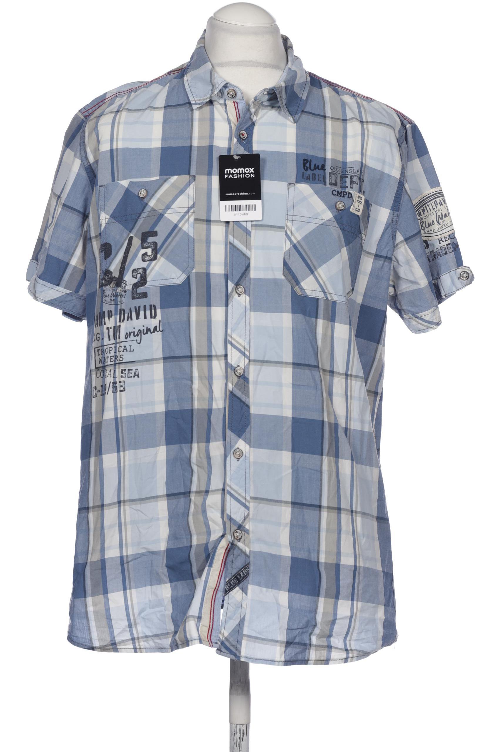 

Camp David Herren Hemd, blau