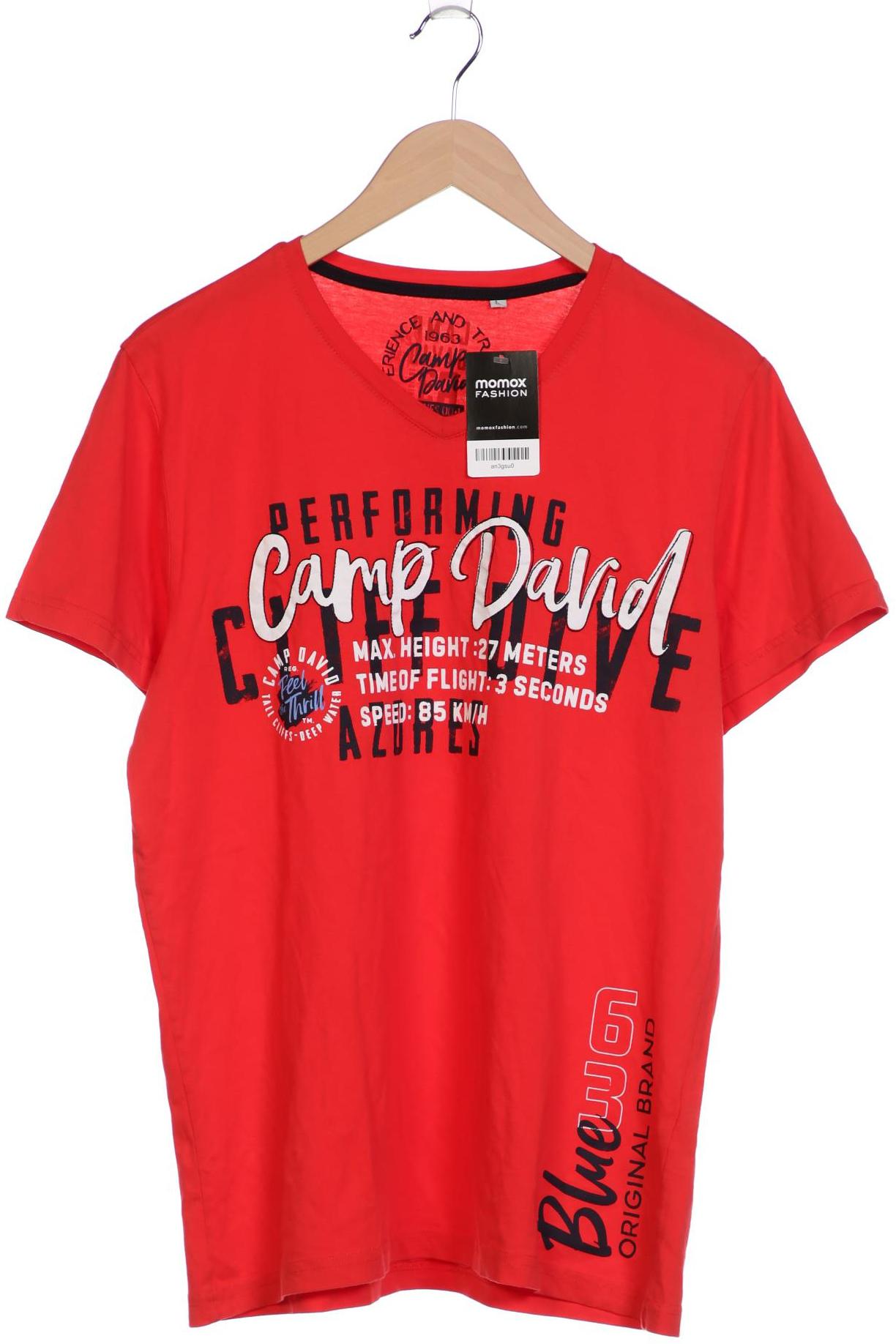 

Camp David Herren T-Shirt, rot, Gr. 52