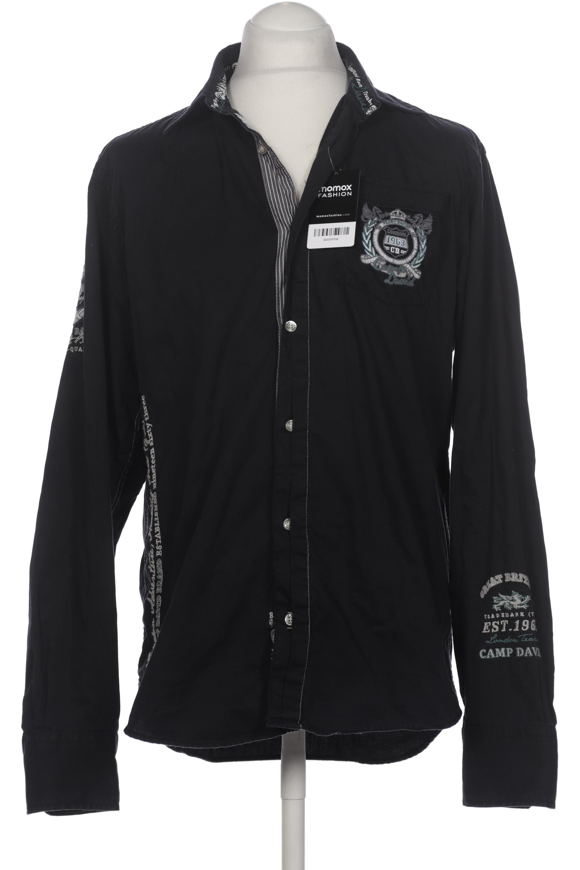 

Camp David Herren Hemd, schwarz, Gr. 52
