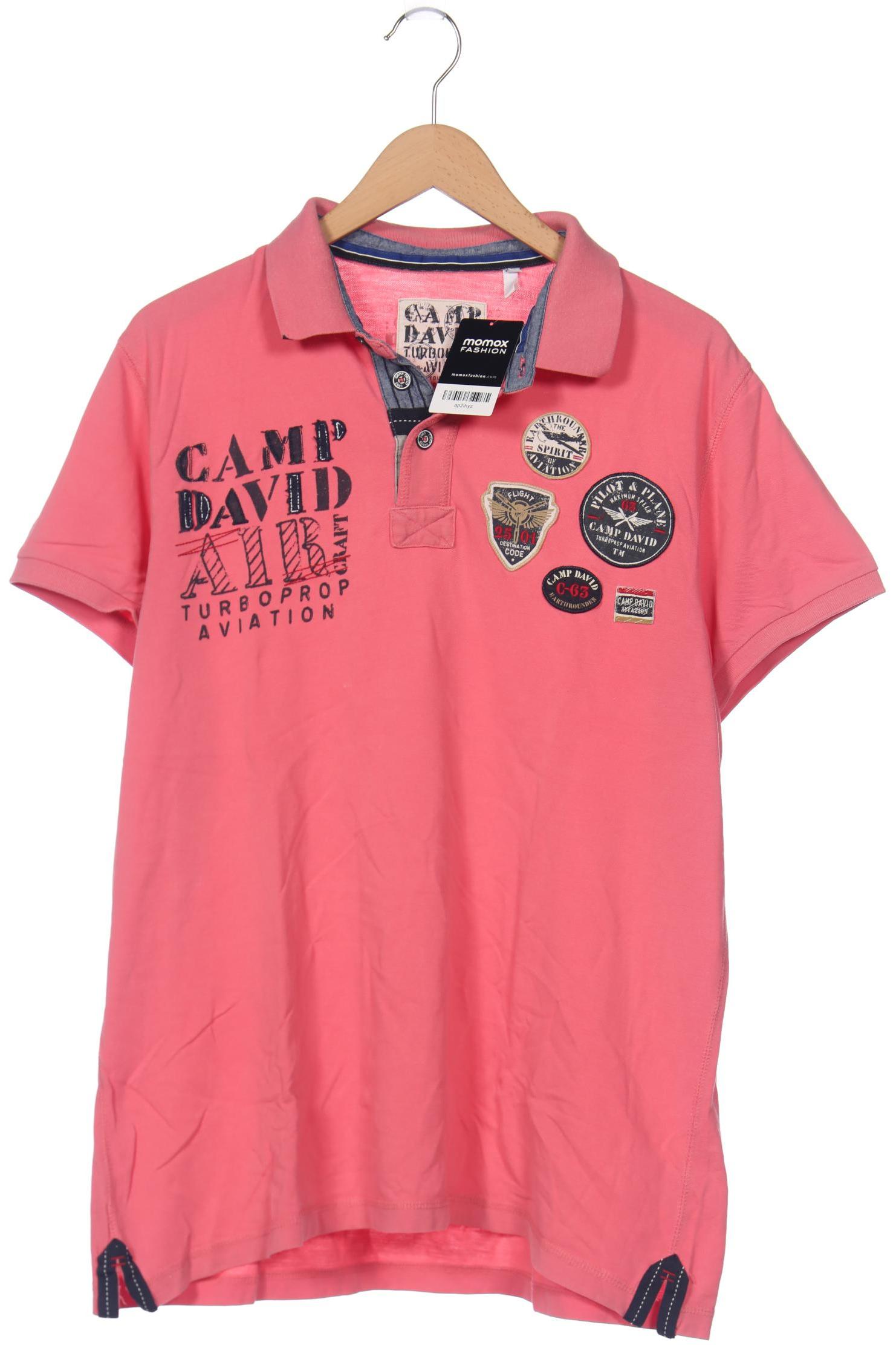 

Camp David Herren Poloshirt, pink